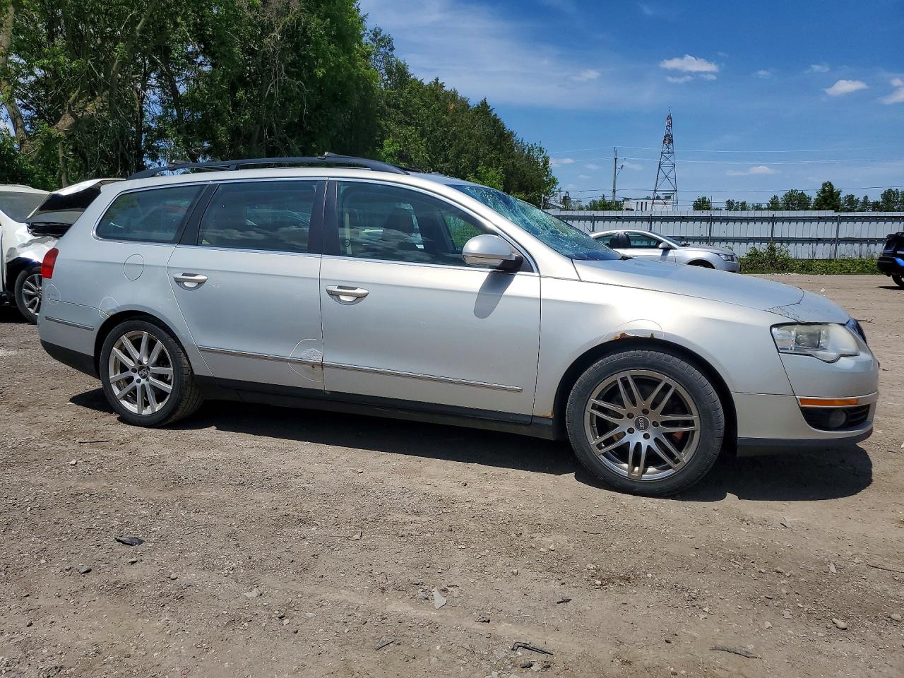 2009 Volkswagen Passat Серебряный vin: WVWTK93C49E074166