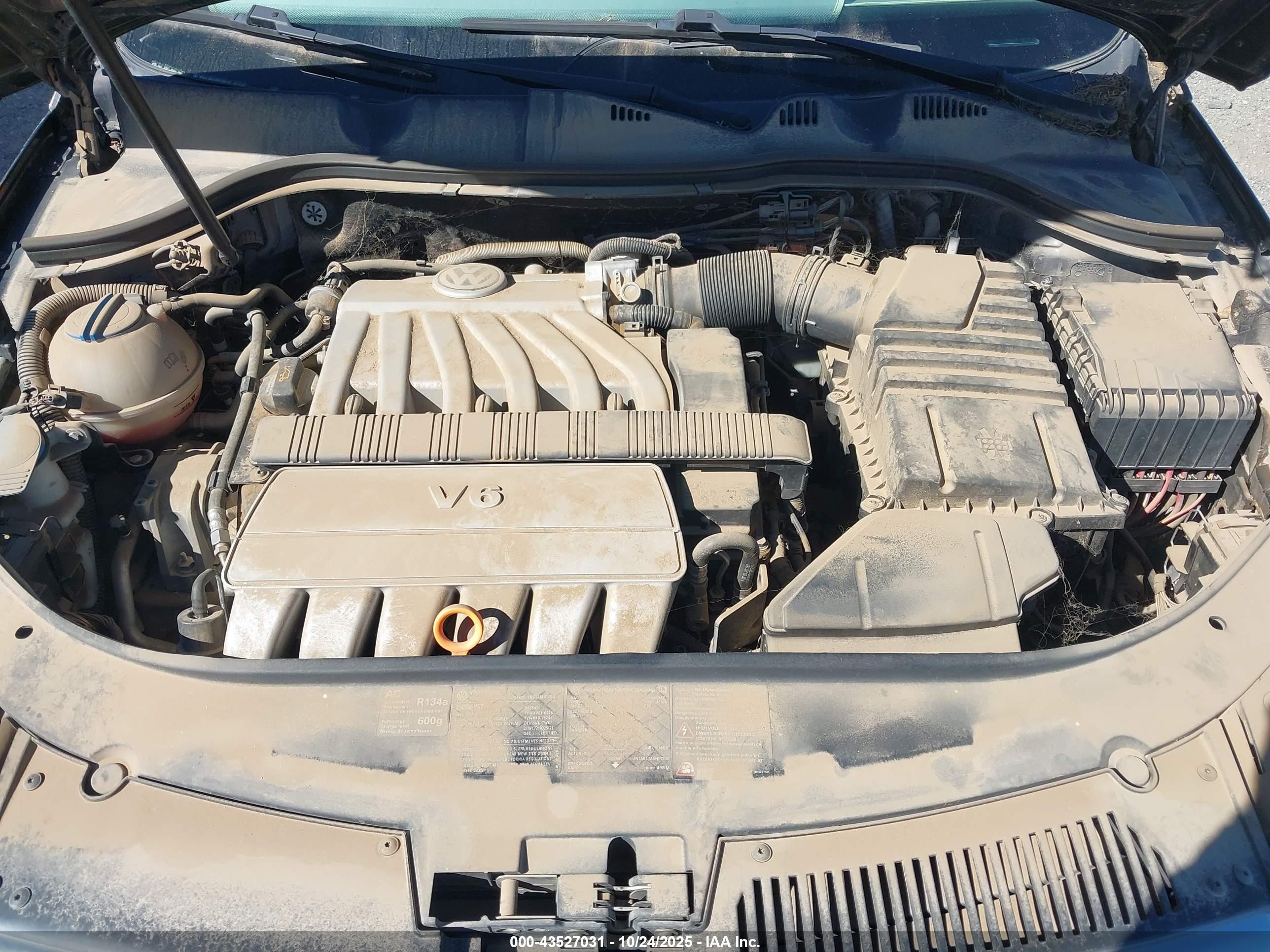 2007 Volkswagen Passat 3.6 Black vin: WVWTU73C67E005605