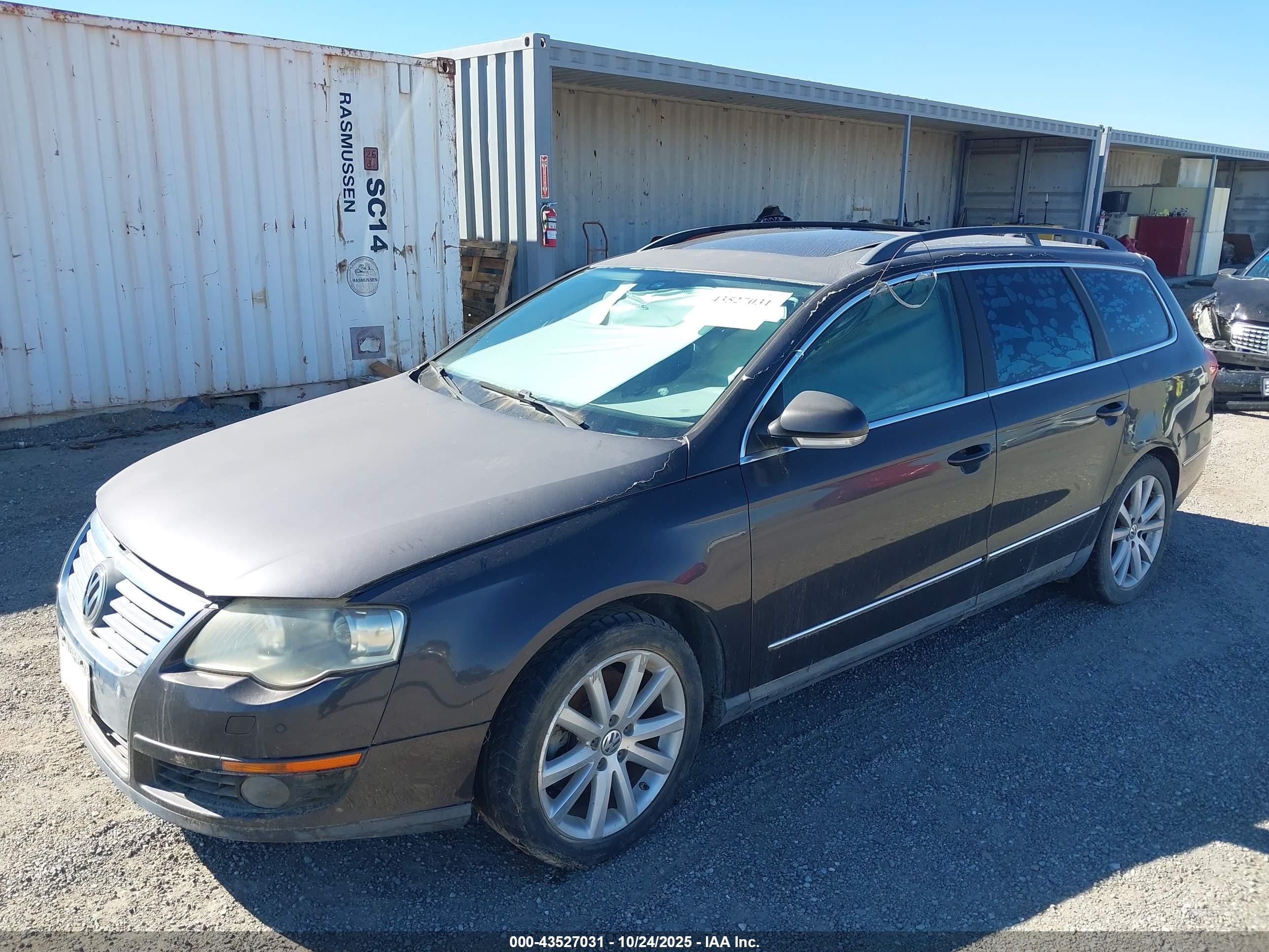 2007 Volkswagen Passat 3.6 Black vin: WVWTU73C67E005605