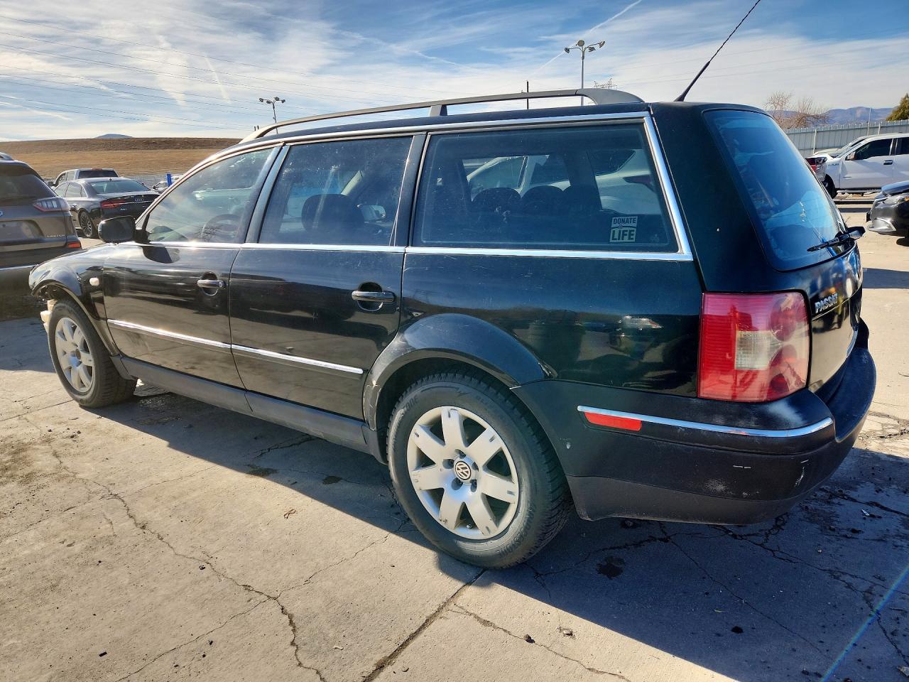 2002 Volkswagen Passat Gls Черный vin: WVWVD63B02E169595