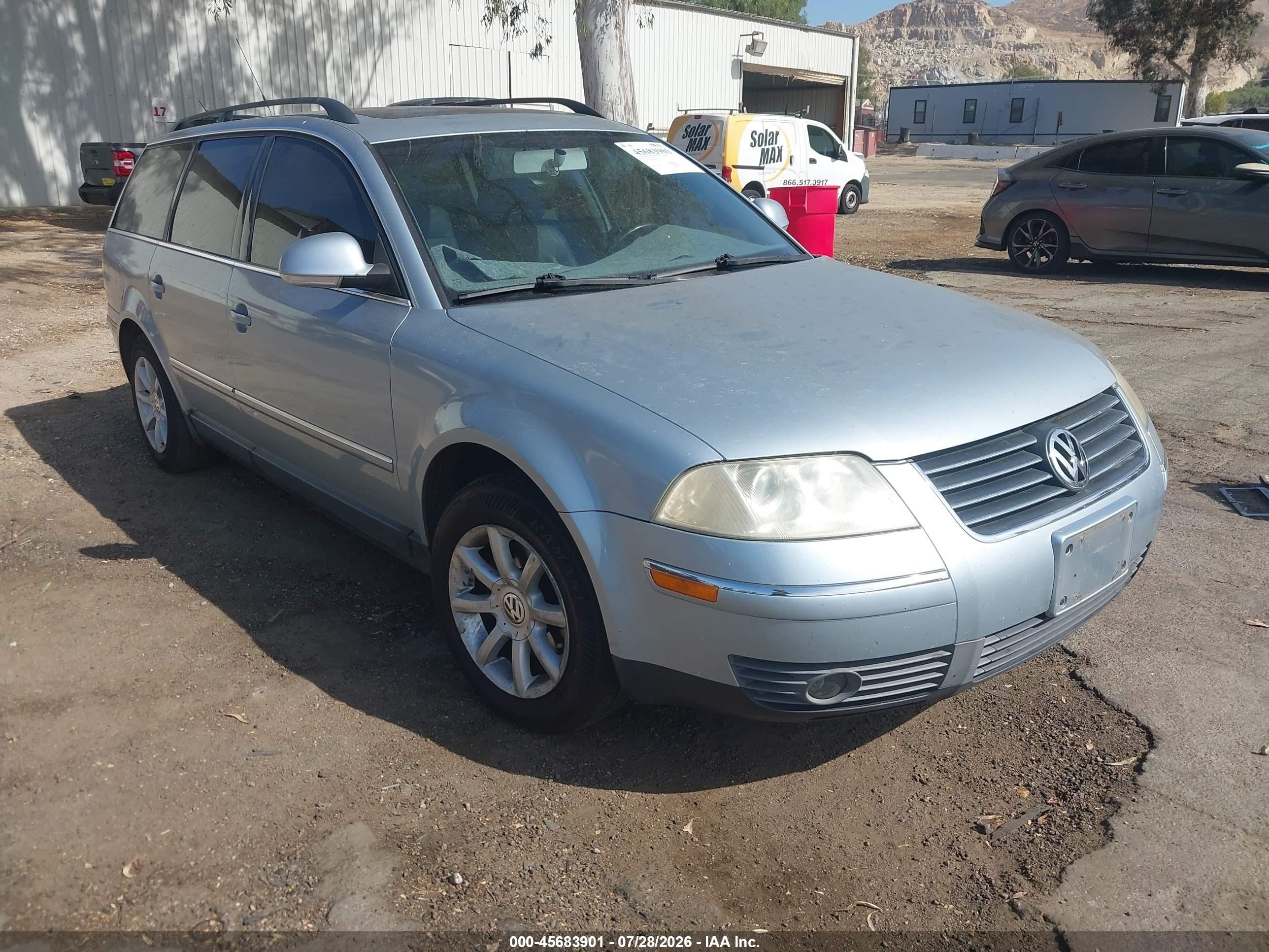 2004 Volkswagen Passat Gls Silver vin: WVWVD63B04E188411