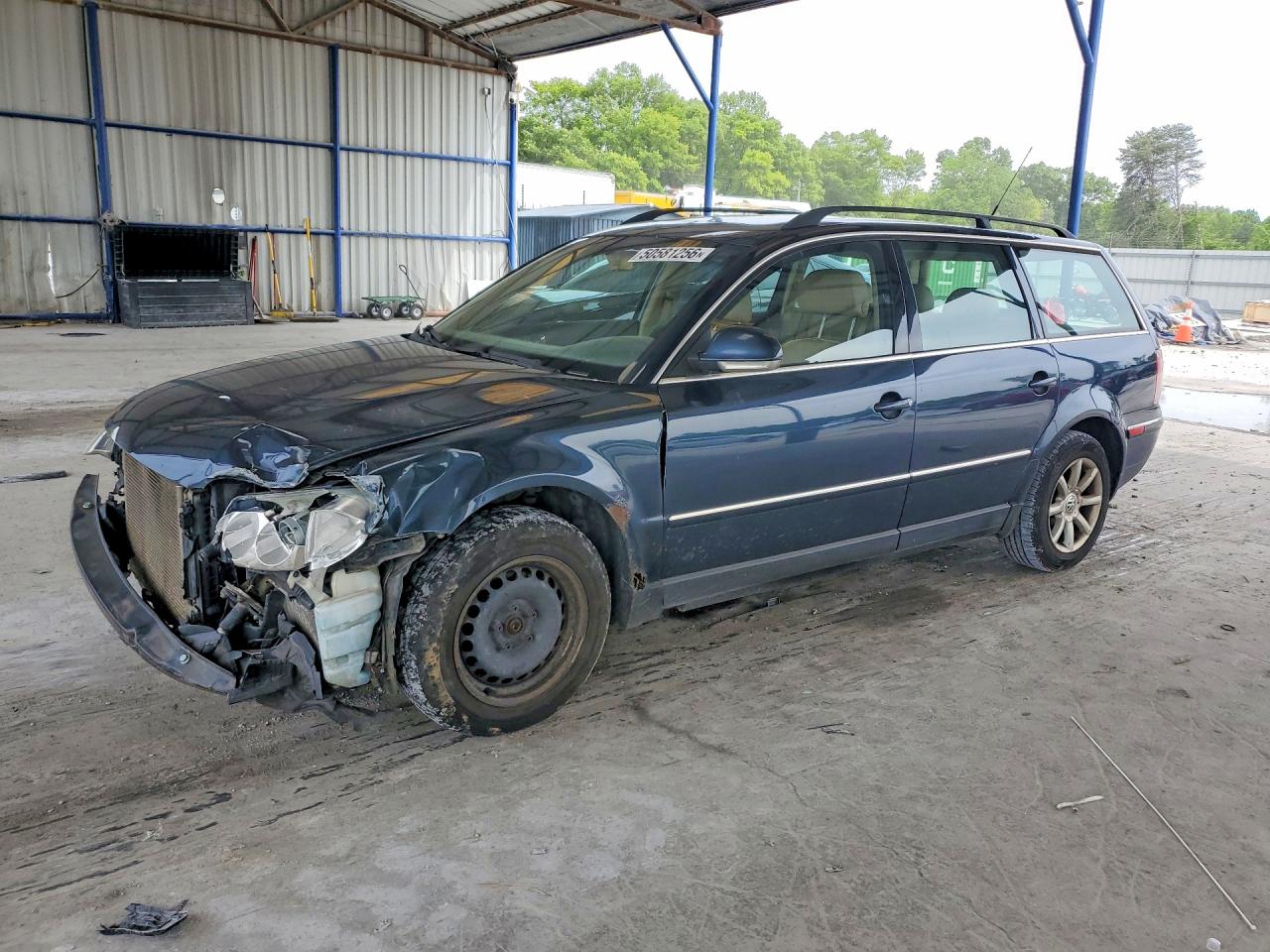 2004 Volkswagen Passat Gls Blue vin: WVWVD63B04E265679