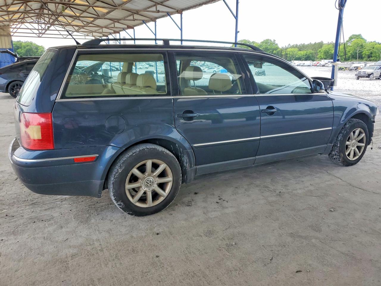2004 Volkswagen Passat Gls Blue vin: WVWVD63B04E265679