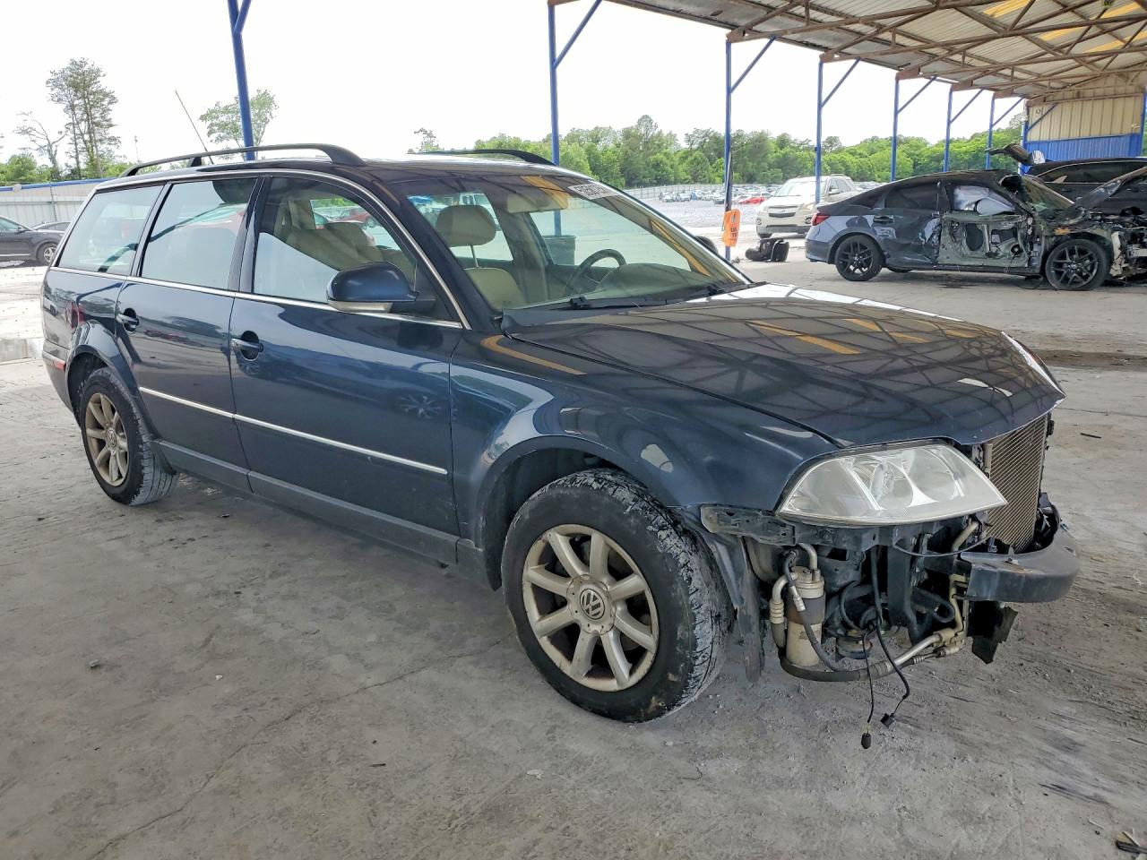 2004 Volkswagen Passat Gls Blue vin: WVWVD63B04E265679