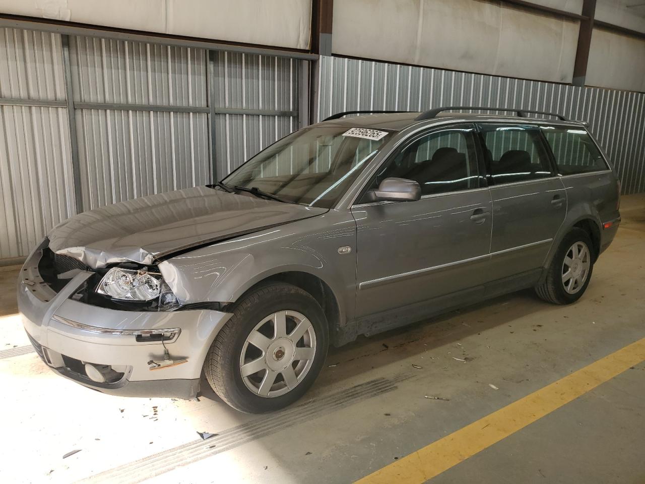2001 Volkswagen Passat Gls Gray vin: WVWVD63B51E166576