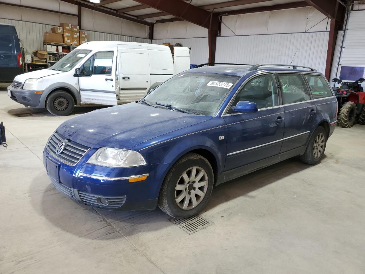 2002 Volkswagen Passat Gls Blue vin: WVWVD63B72E141227