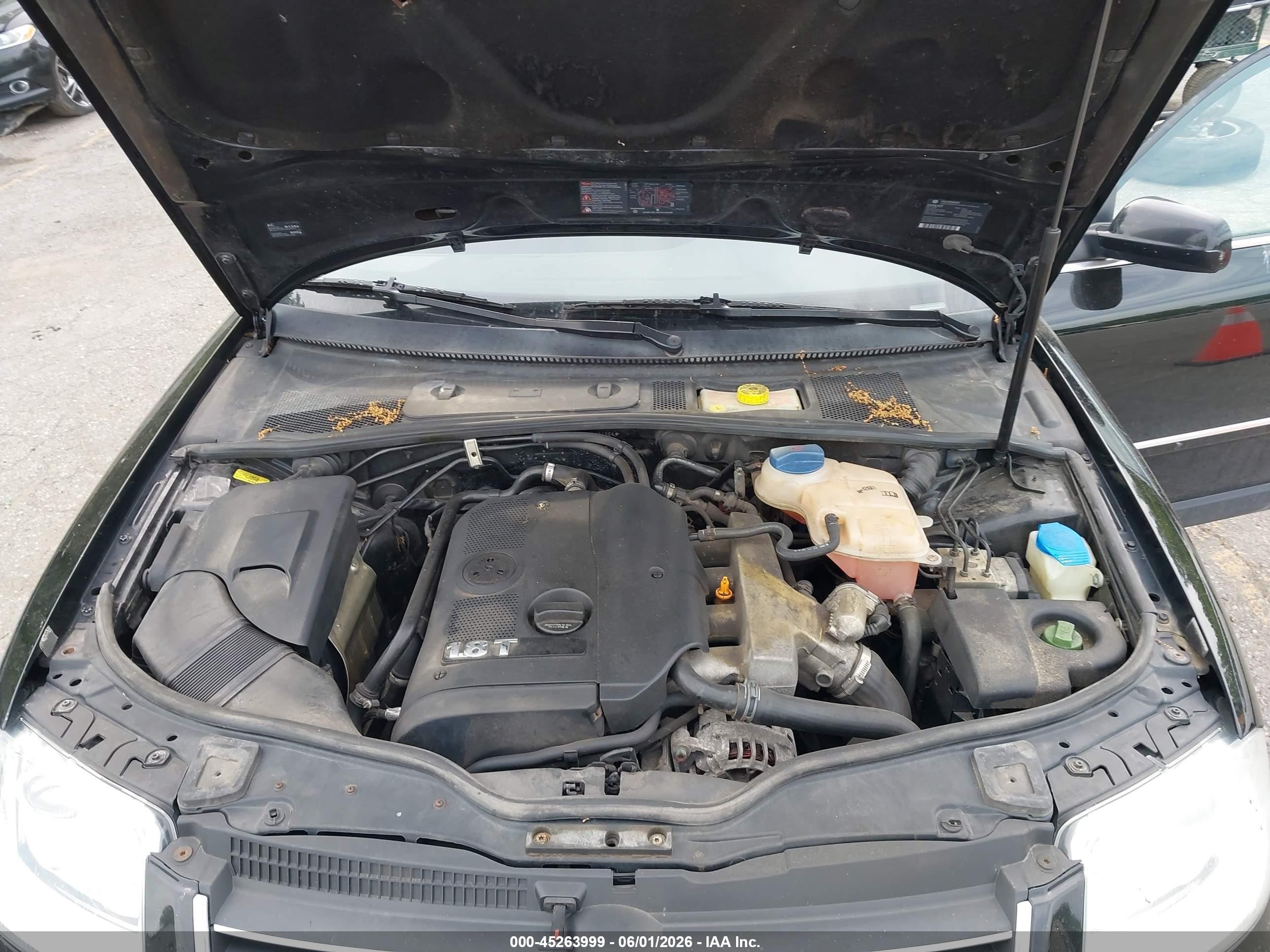 2002 Volkswagen Passat Gls Black vin: WVWVD63BX2E424964