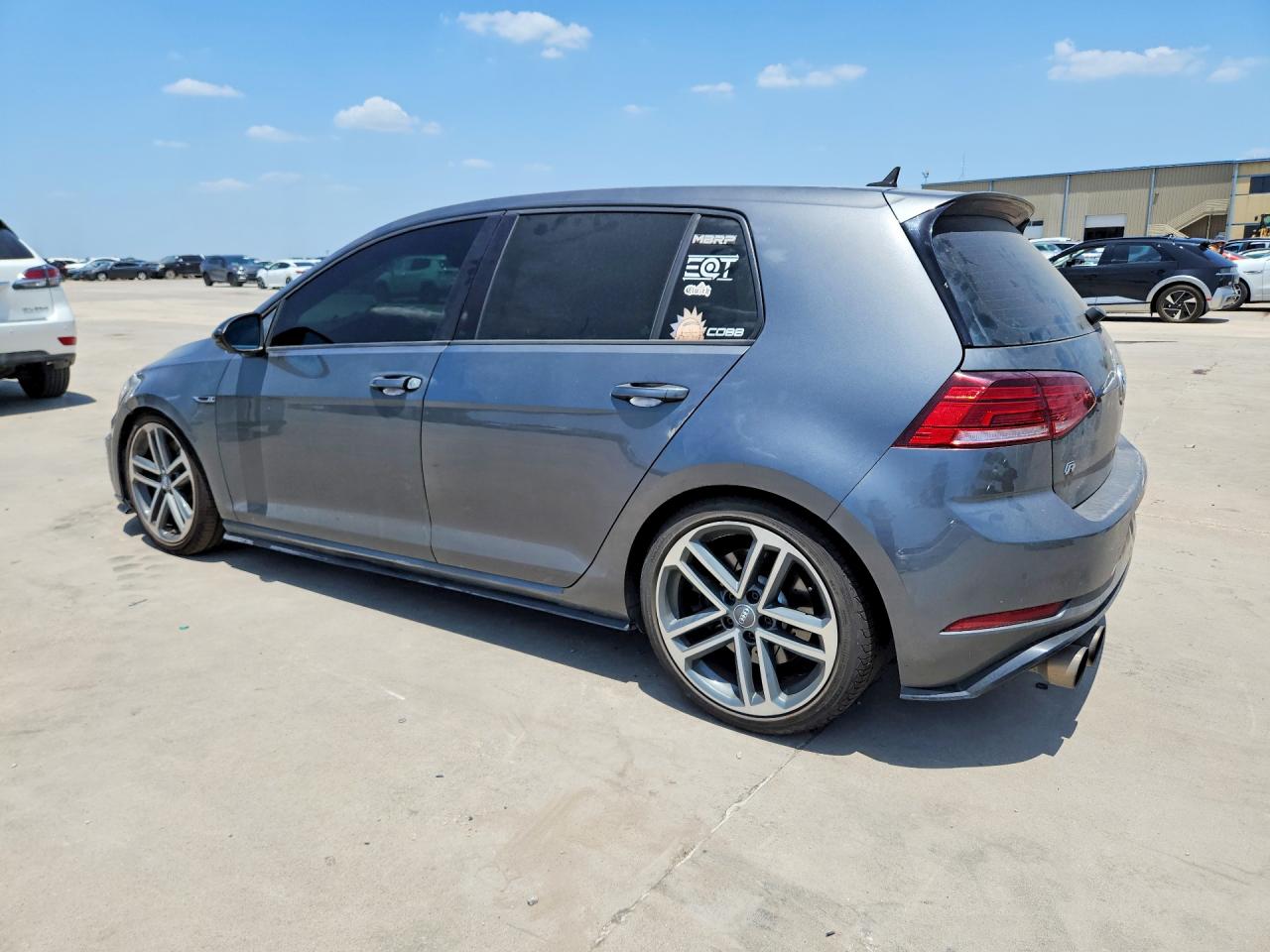 2018 Volkswagen Golf R Gray vin: WVWVF7AU7JW286717