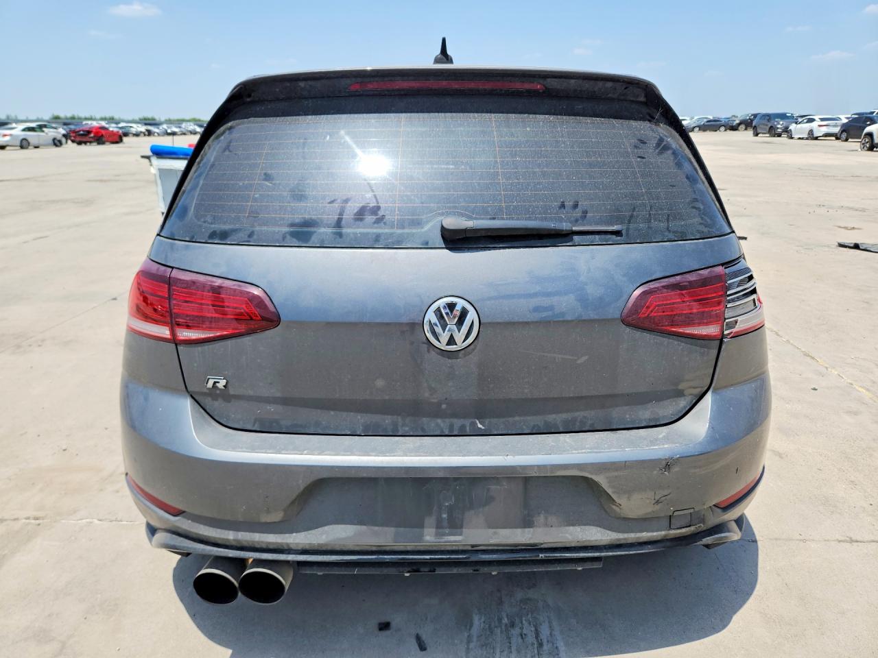 2018 Volkswagen Golf R Gray vin: WVWVF7AU7JW286717