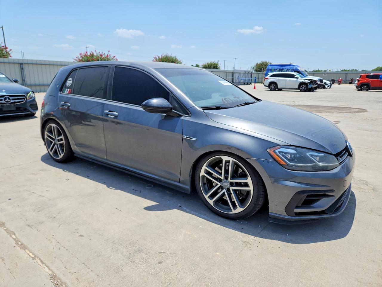 2018 Volkswagen Golf R Gray vin: WVWVF7AU7JW286717