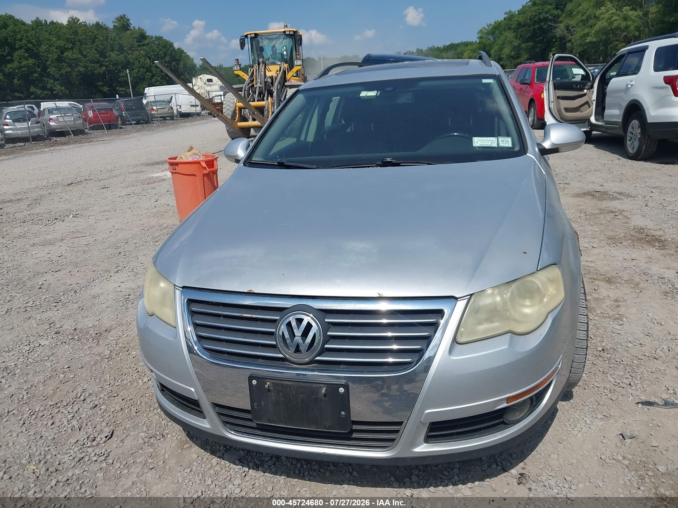 2007 Volkswagen Passat 3.6 Silver vin: WVWVU73C17E002474