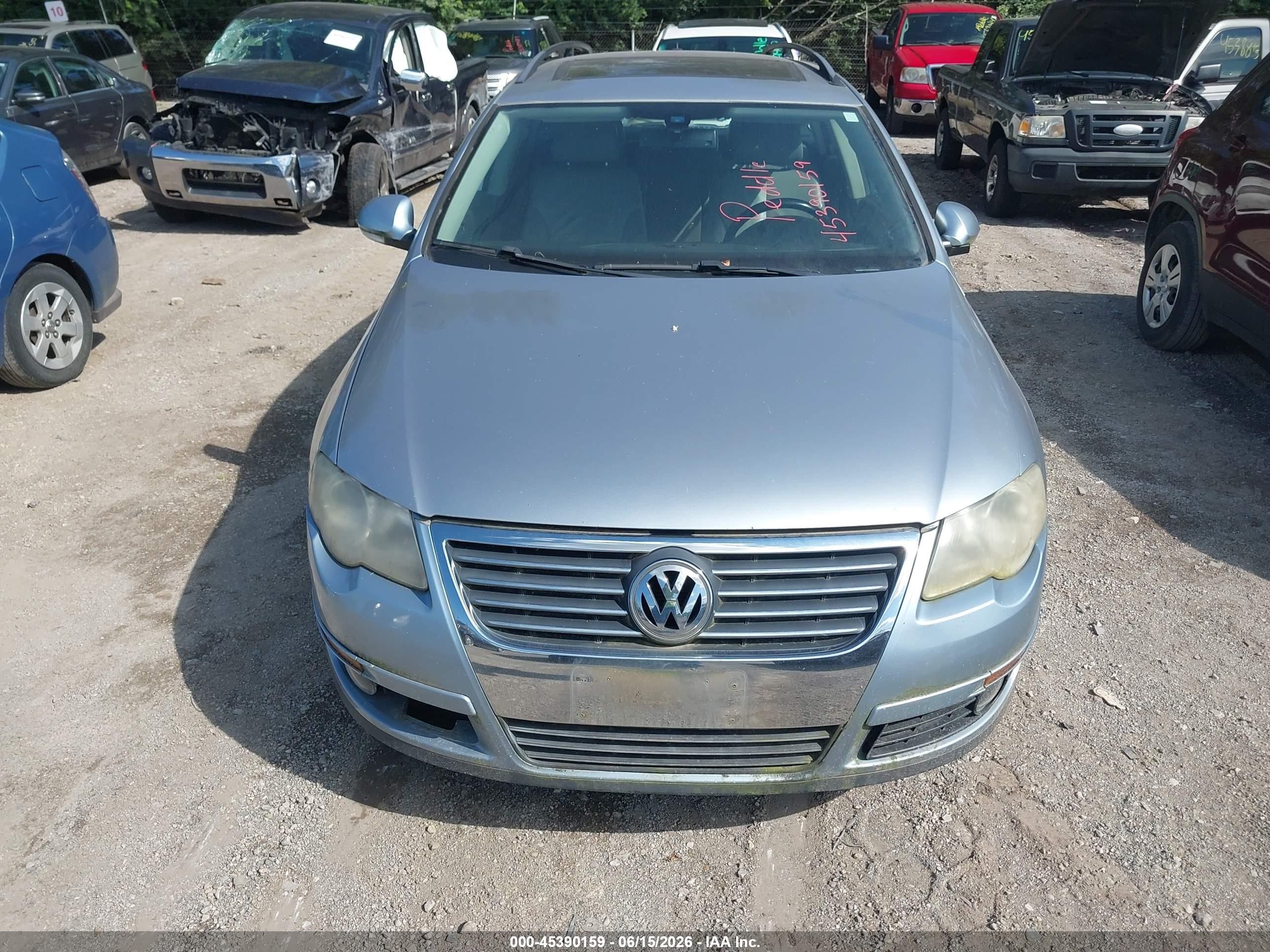 2007 Volkswagen Passat 3.6 Blue vin: WVWVU73C97E001315