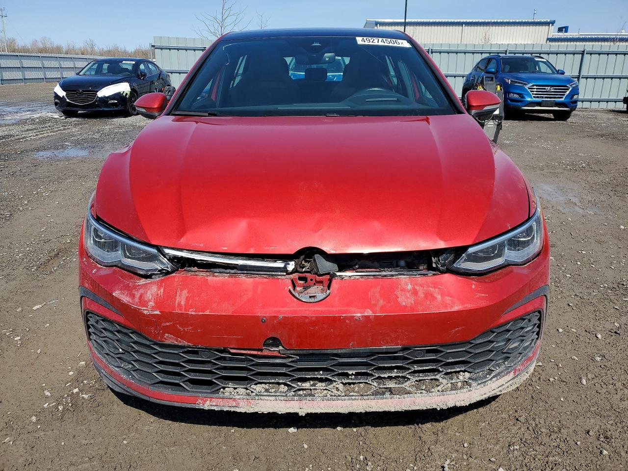 2022 Volkswagen Gti Performance Red vin: WVWW87CD9NW122662