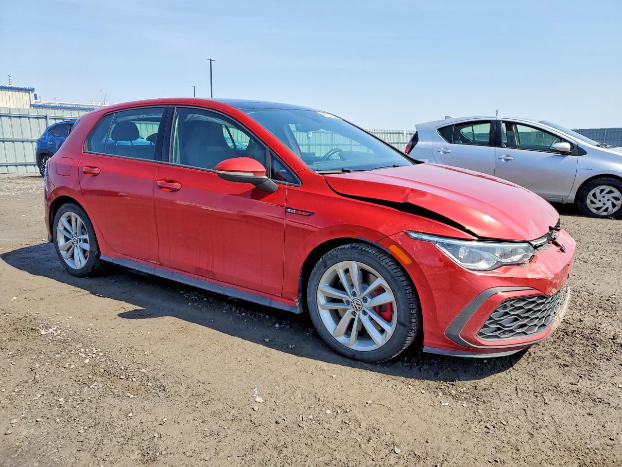 2022 Volkswagen Gti Performance Red vin: WVWW87CD9NW122662