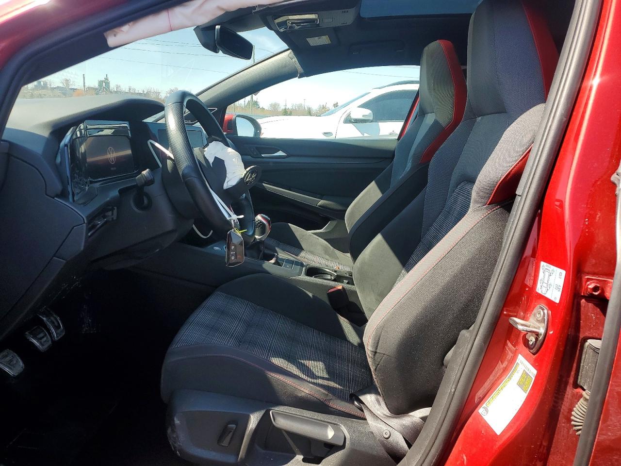 2022 Volkswagen Gti Performance Red vin: WVWW87CD9NW122662