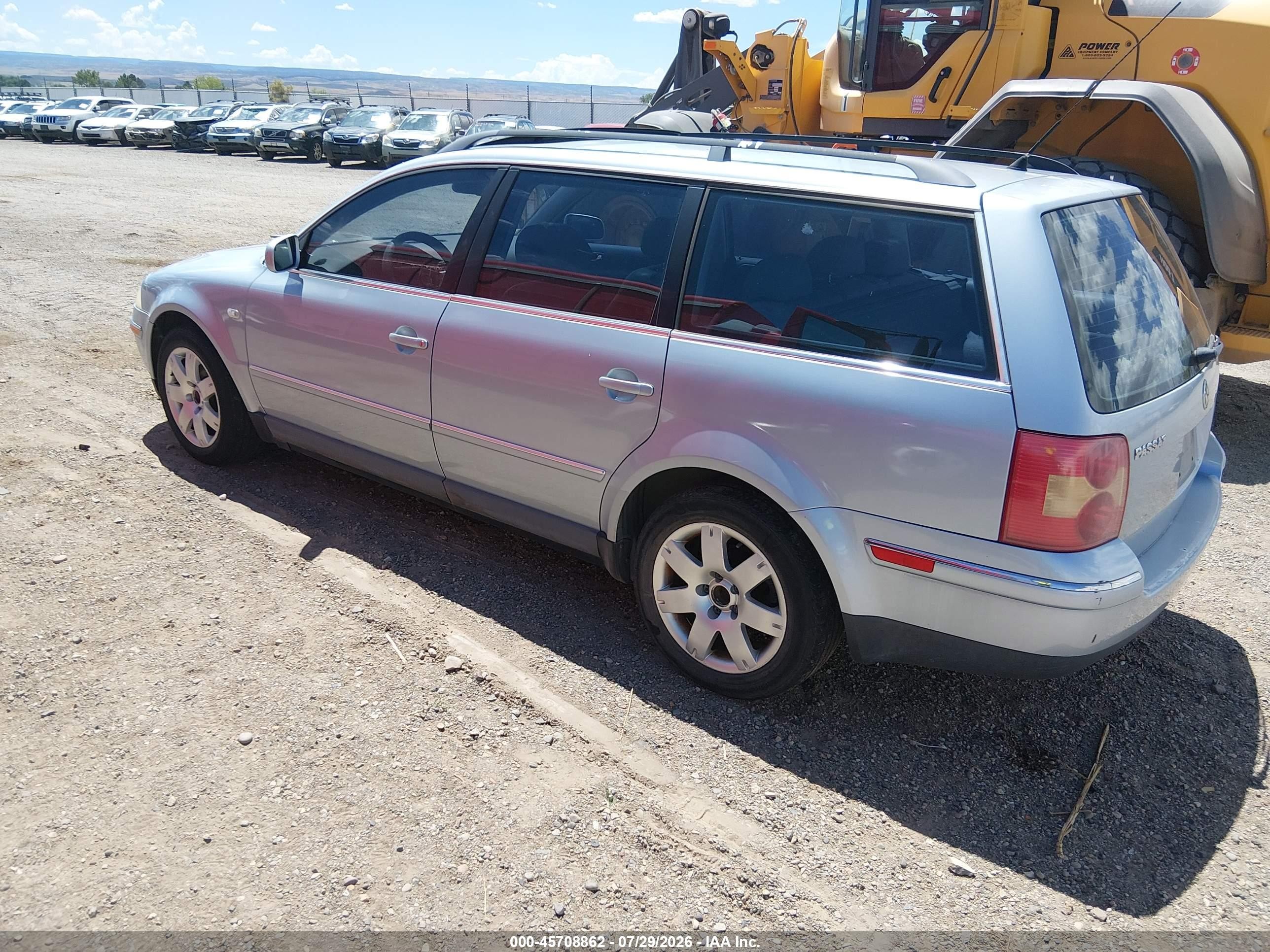2003 Volkswagen Passat Glx Серый vin: WVWWH63B03E375428