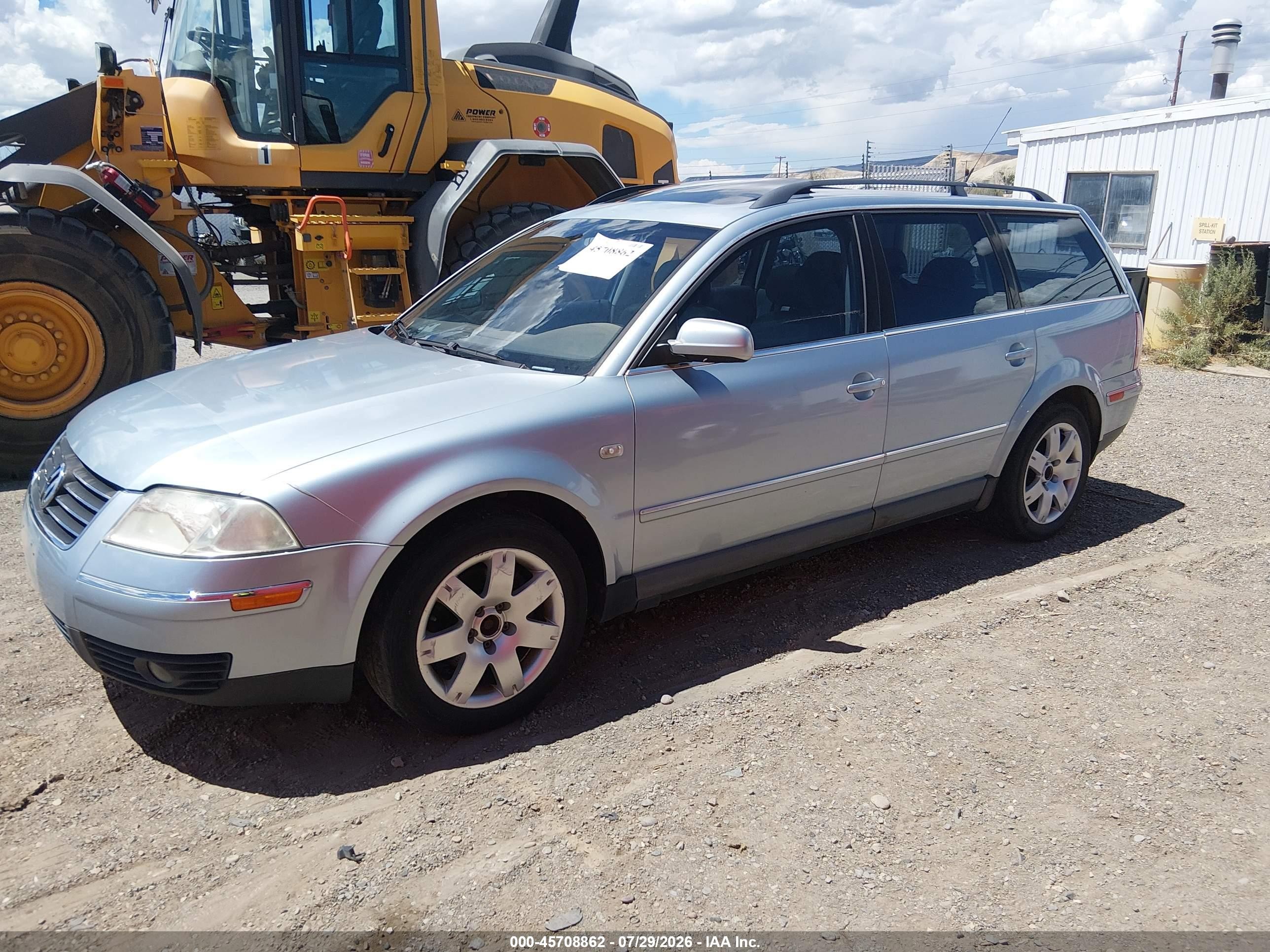 2003 Volkswagen Passat Glx Серый vin: WVWWH63B03E375428