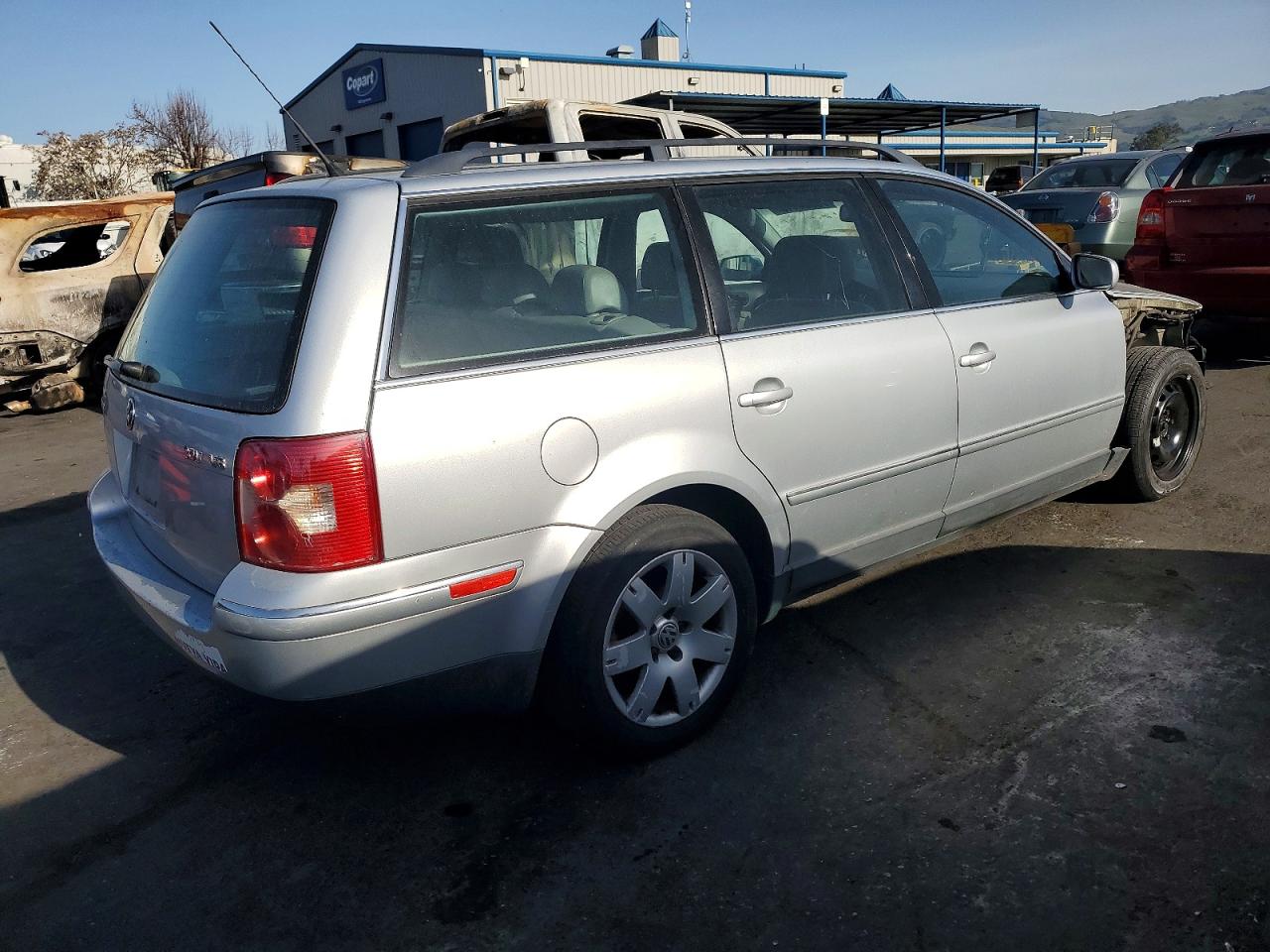 2001 Volkswagen Passat Glx Silver vin: WVWWH63B21E232753