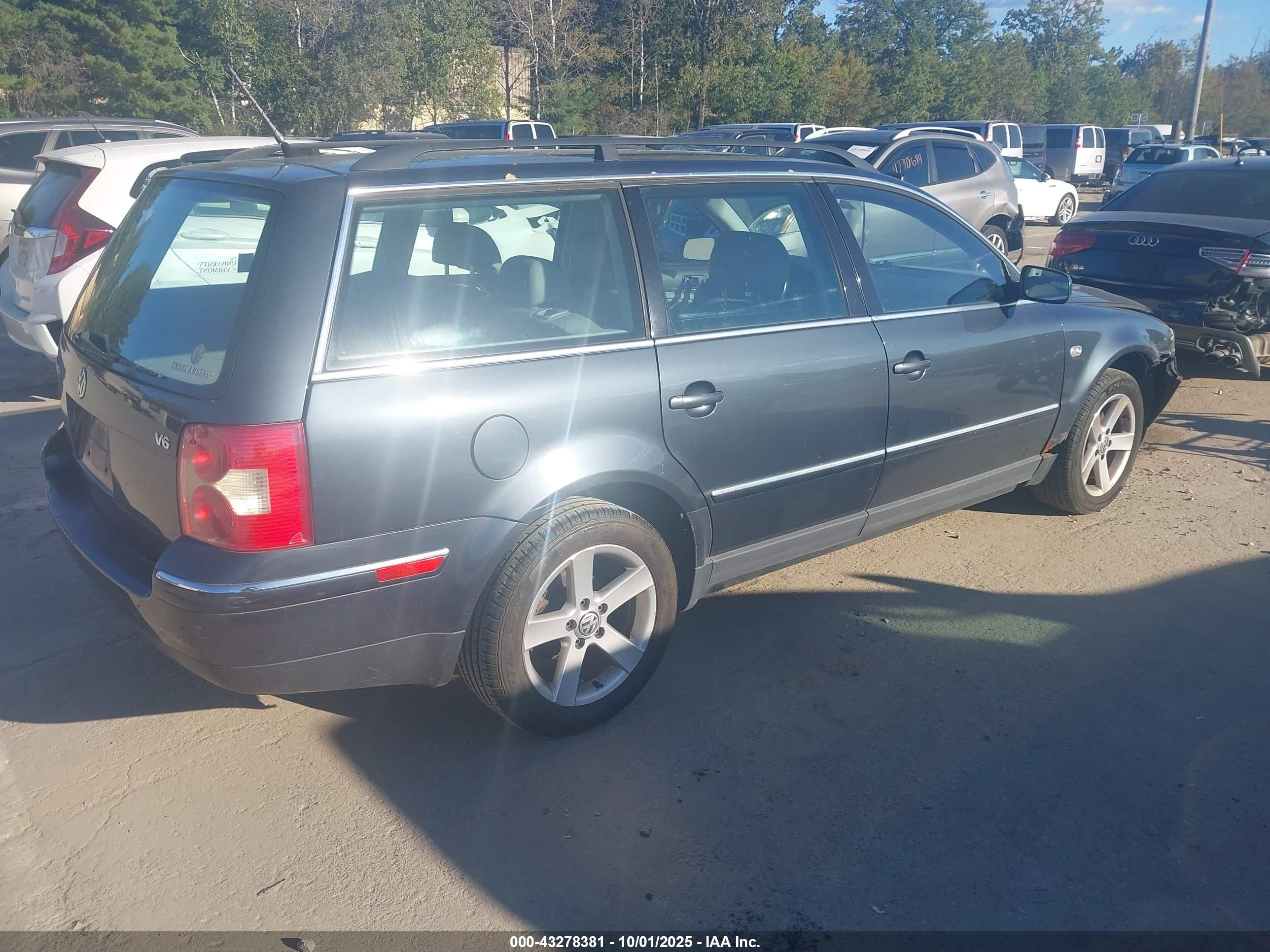 2004 Volkswagen Passat Glx Черный vin: WVWWH63B54E133607