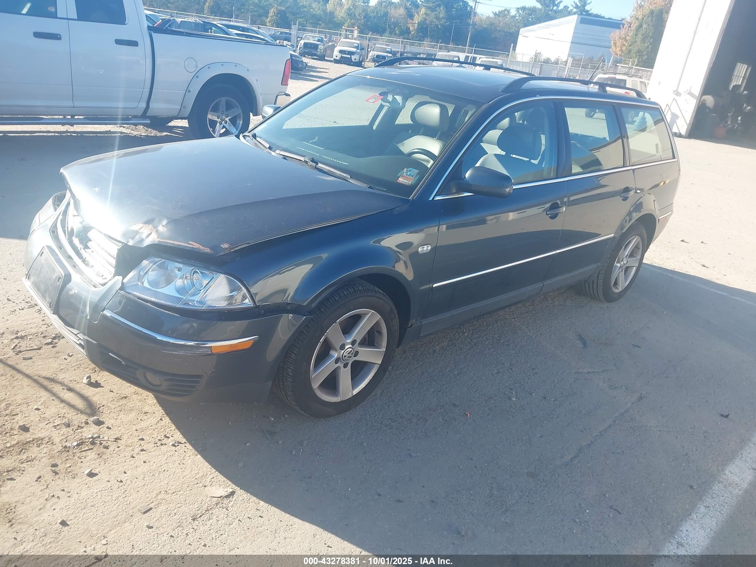 2004 Volkswagen Passat Glx Черный vin: WVWWH63B54E133607