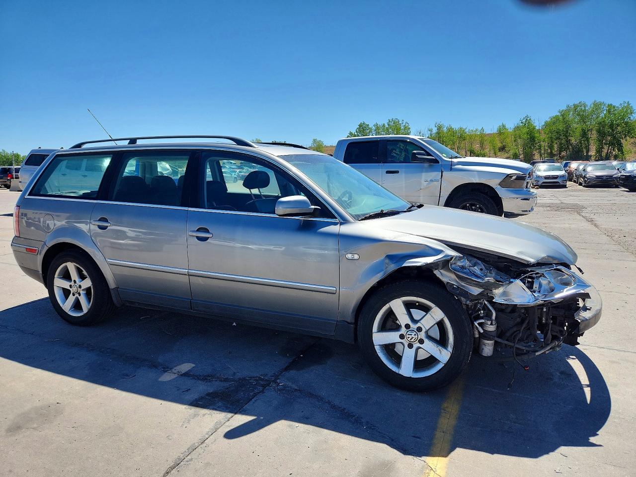 2004 Volkswagen Passat Glx Gray vin: WVWWH63B64E132935