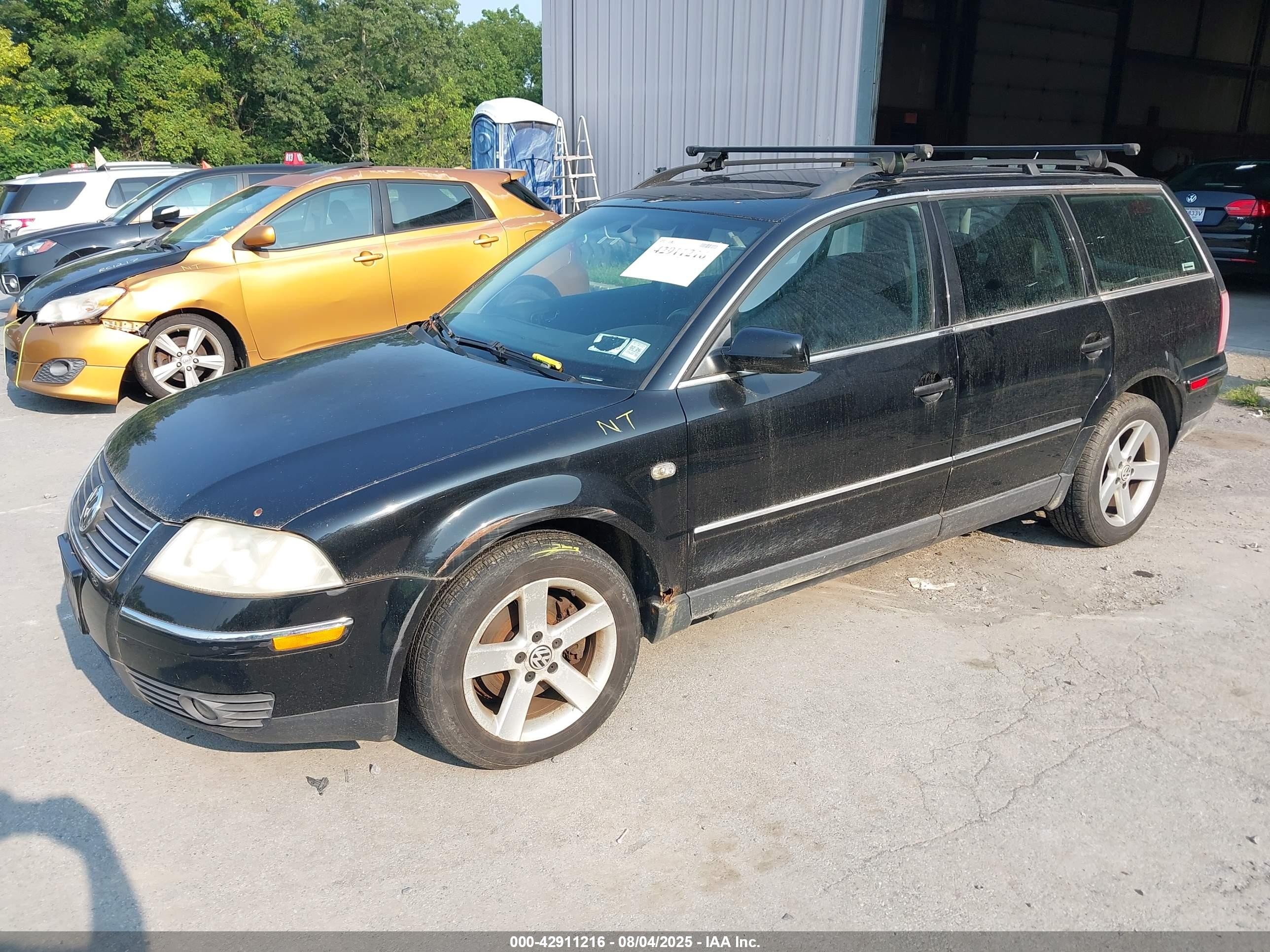 2004 Volkswagen Passat Glx Черный vin: WVWWH63B84E168643