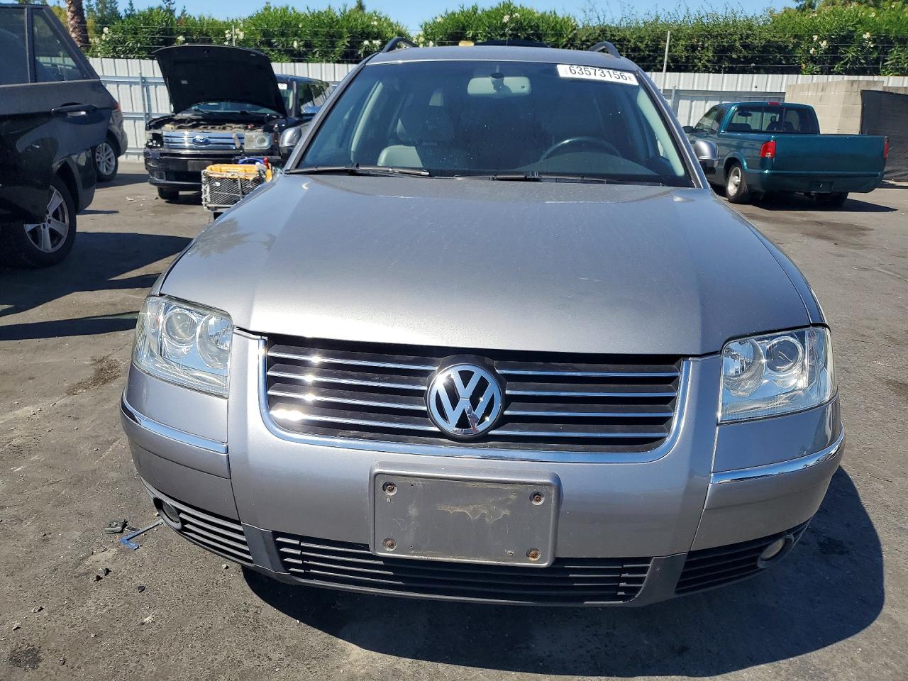 2004 Volkswagen Passat Glx Gray vin: WVWWH63B94E126062