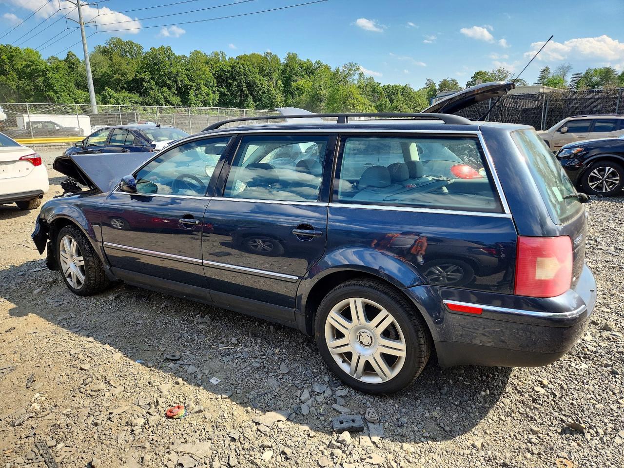 2005 Volkswagen Passat Glx Blue vin: WVWWU63B45E105326