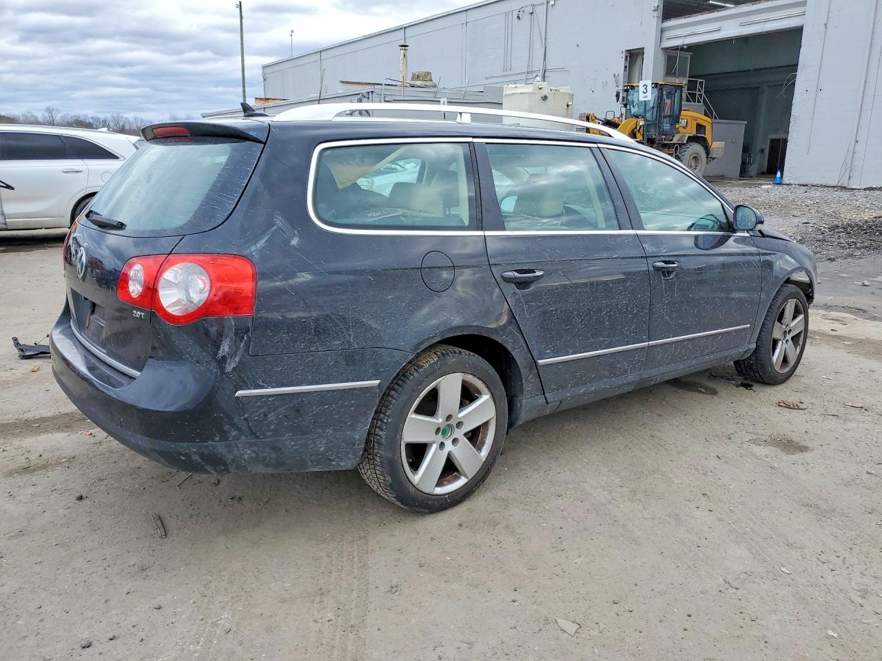 2009 Volkswagen Passat Wagon Turbo Black vin: WVWXK73C09E082657