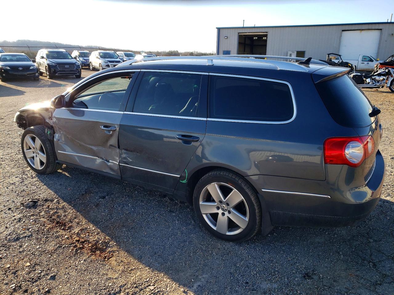2009 Volkswagen Passat Wagon Turbo Серый vin: WVWXK73C29E140509