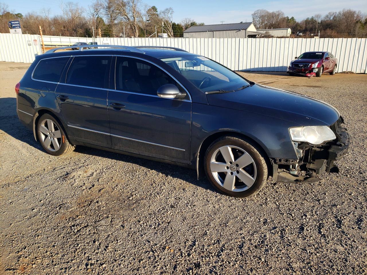 2009 Volkswagen Passat Wagon Turbo Серый vin: WVWXK73C29E140509