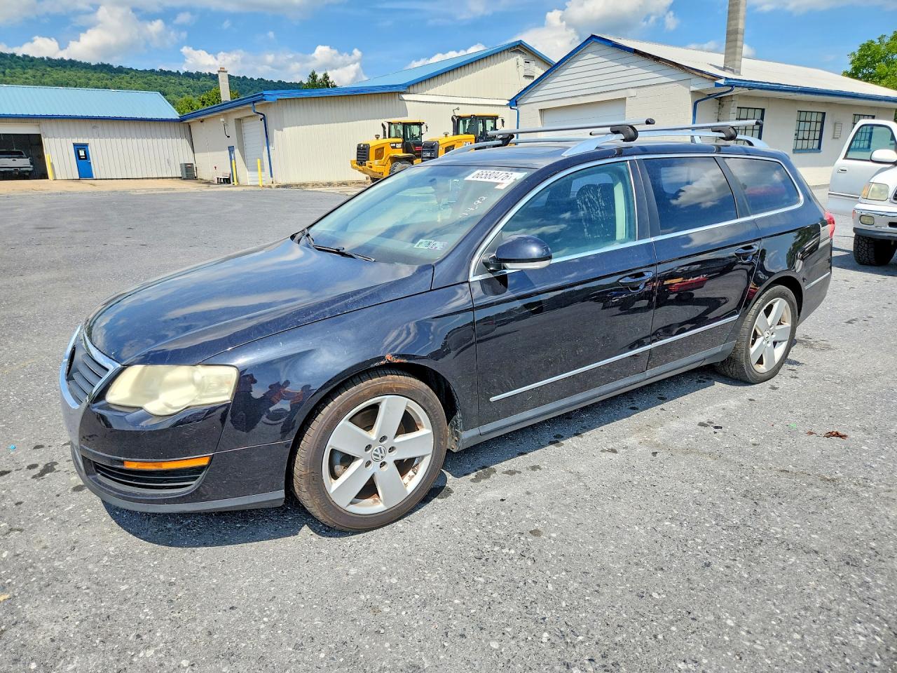 2009 Volkswagen Passat Wagon Turbo Black vin: WVWXK73C99E069549
