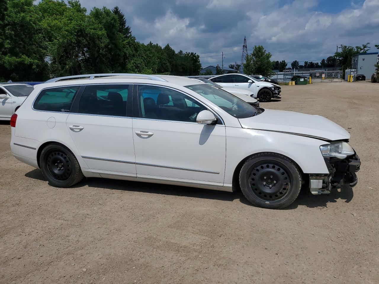 2007 Volkswagen Passat White vin: WVWZZZ3CZ7E112726