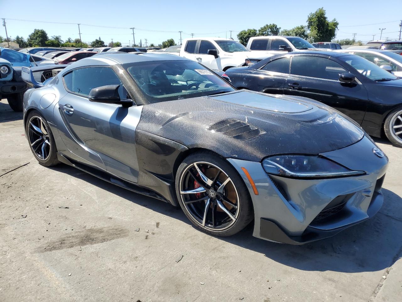 2022 Toyota Supra Base   Серый vin: WZ1DB0C01NW048846