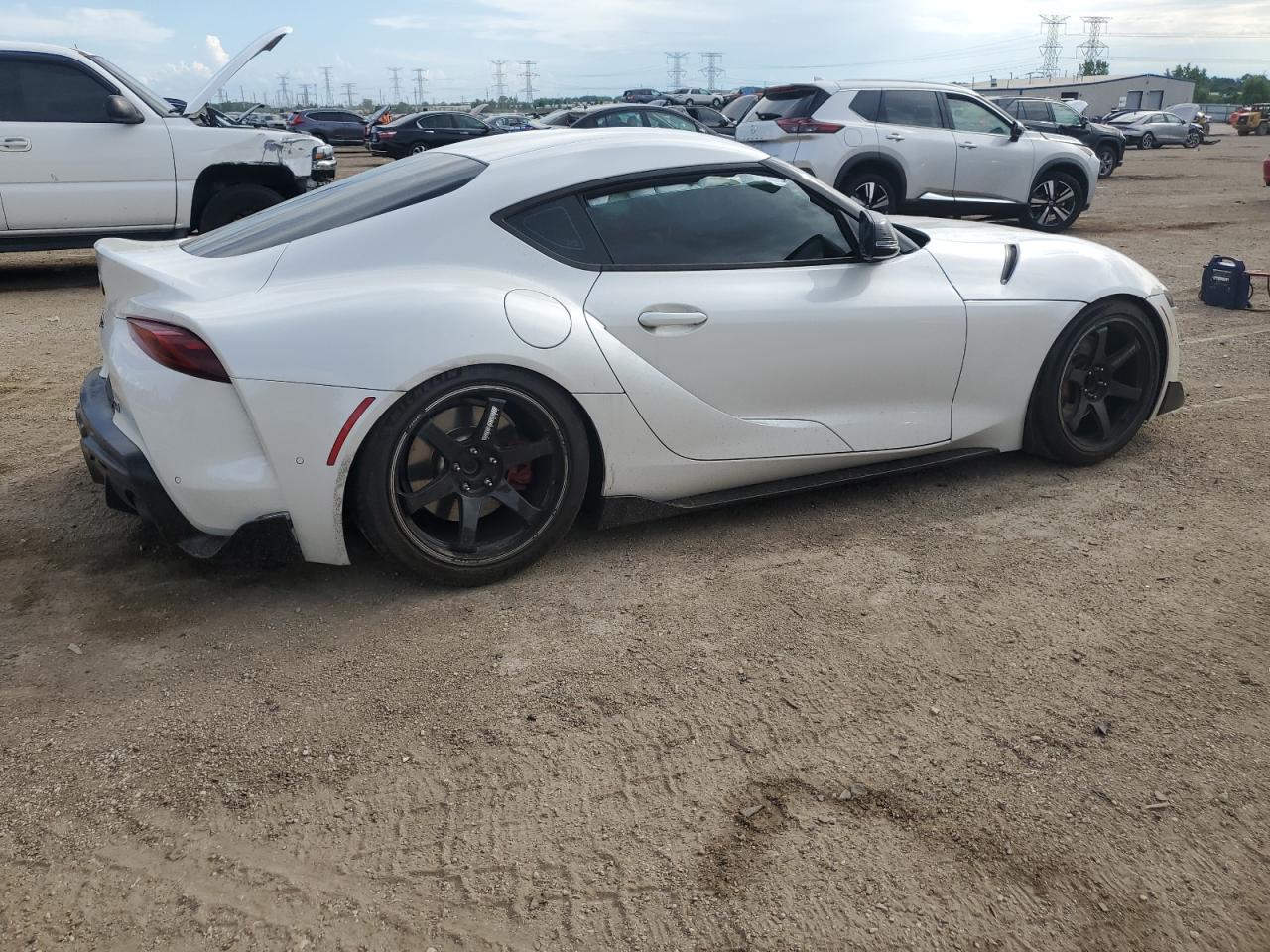 2022 Toyota Supra Base   White vin: WZ1DB0C01NW049916