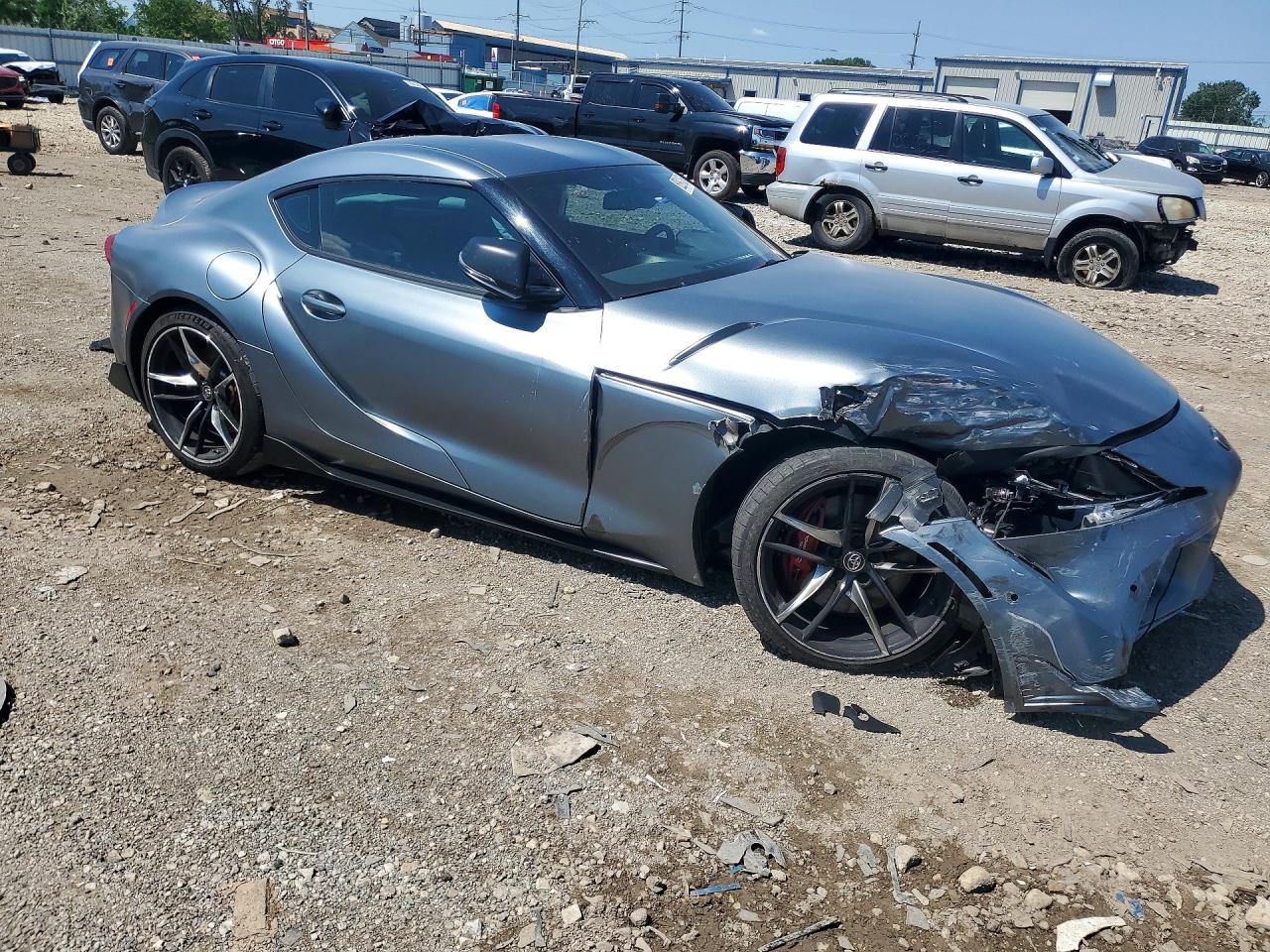 2021 Toyota Gr Supra 3.0 Premium Silver vin: WZ1DB0C03MW039354