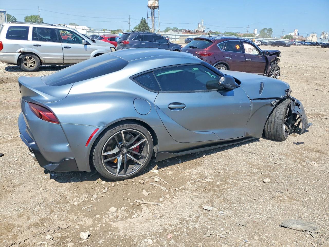 2021 Toyota Gr Supra 3.0 Premium Silver vin: WZ1DB0C03MW039354