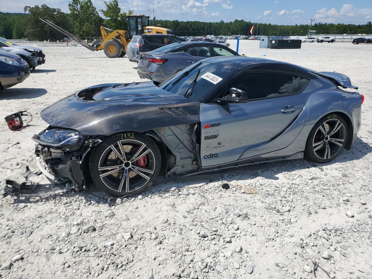 2022 Toyota Supra Base   Gray vin: WZ1DB0C04NW052938