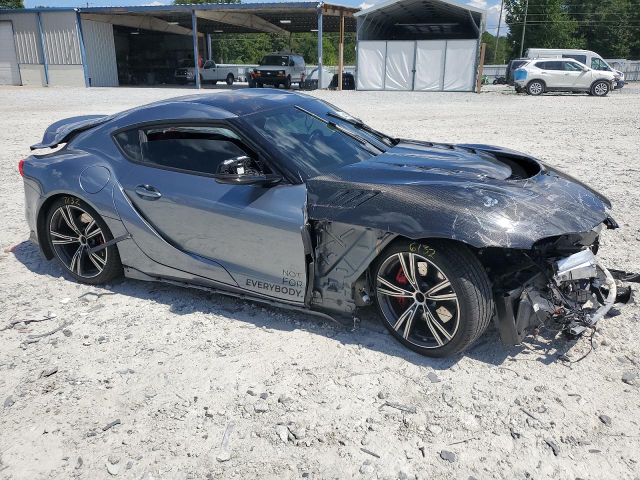 2022 Toyota Supra Base   Gray vin: WZ1DB0C04NW052938