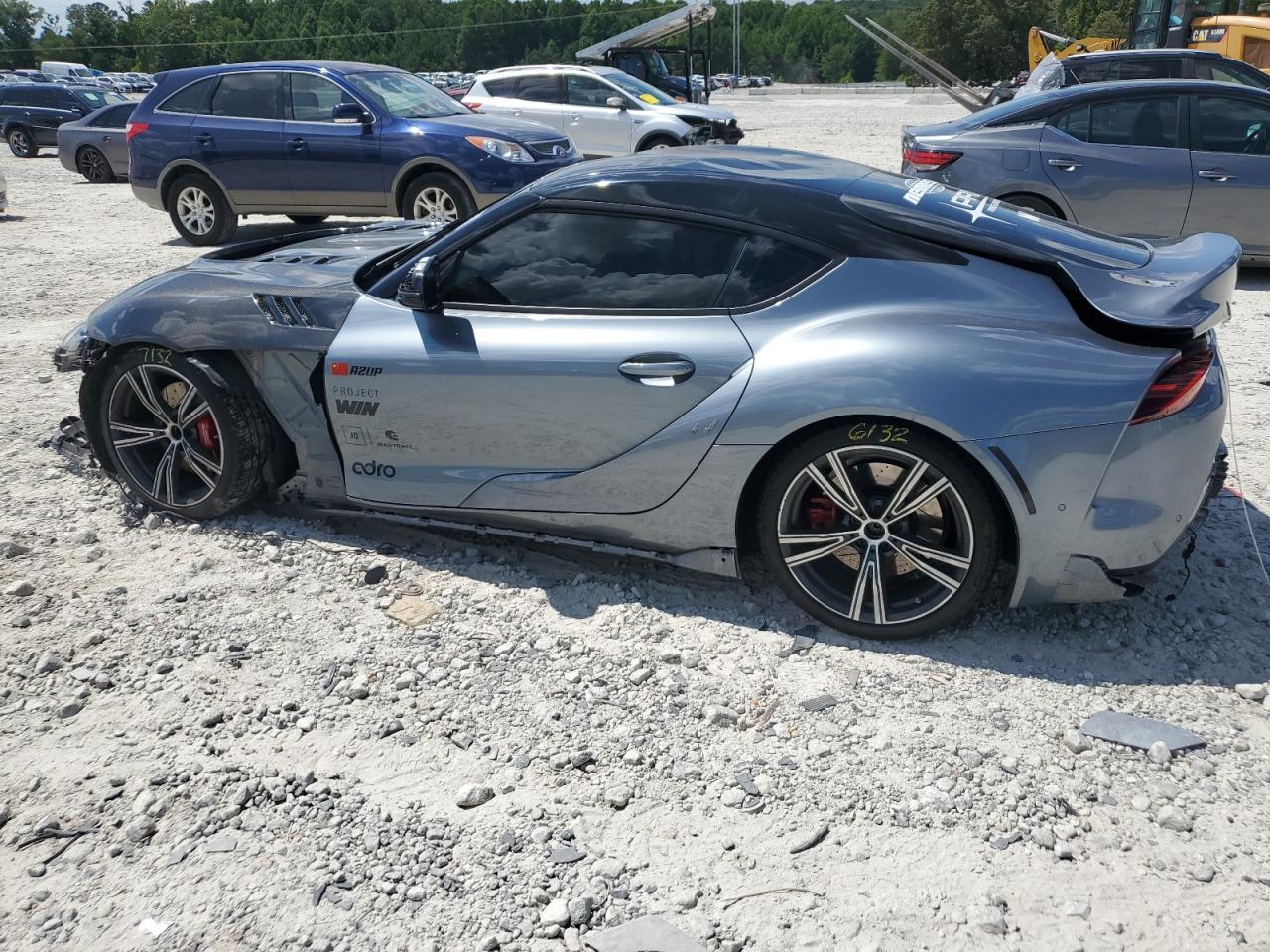 2022 Toyota Supra Base   Gray vin: WZ1DB0C04NW052938