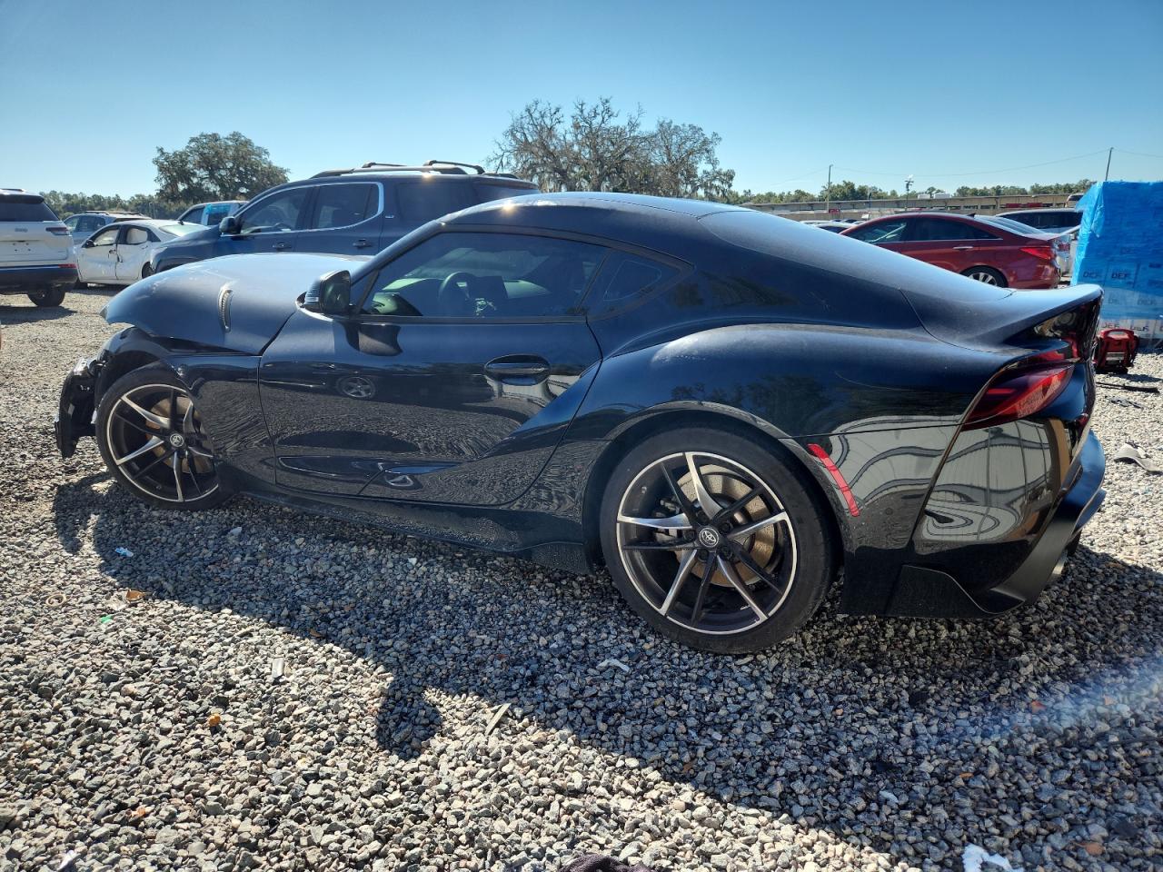 2022 Toyota Supra Base Черный vin: WZ1DB0C08NW048861