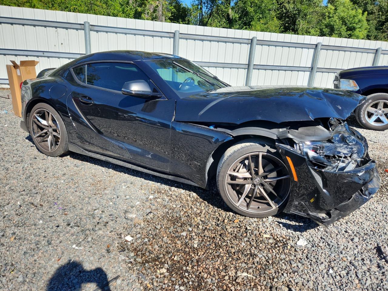 2022 Toyota Supra Base Черный vin: WZ1DB0C08NW048861