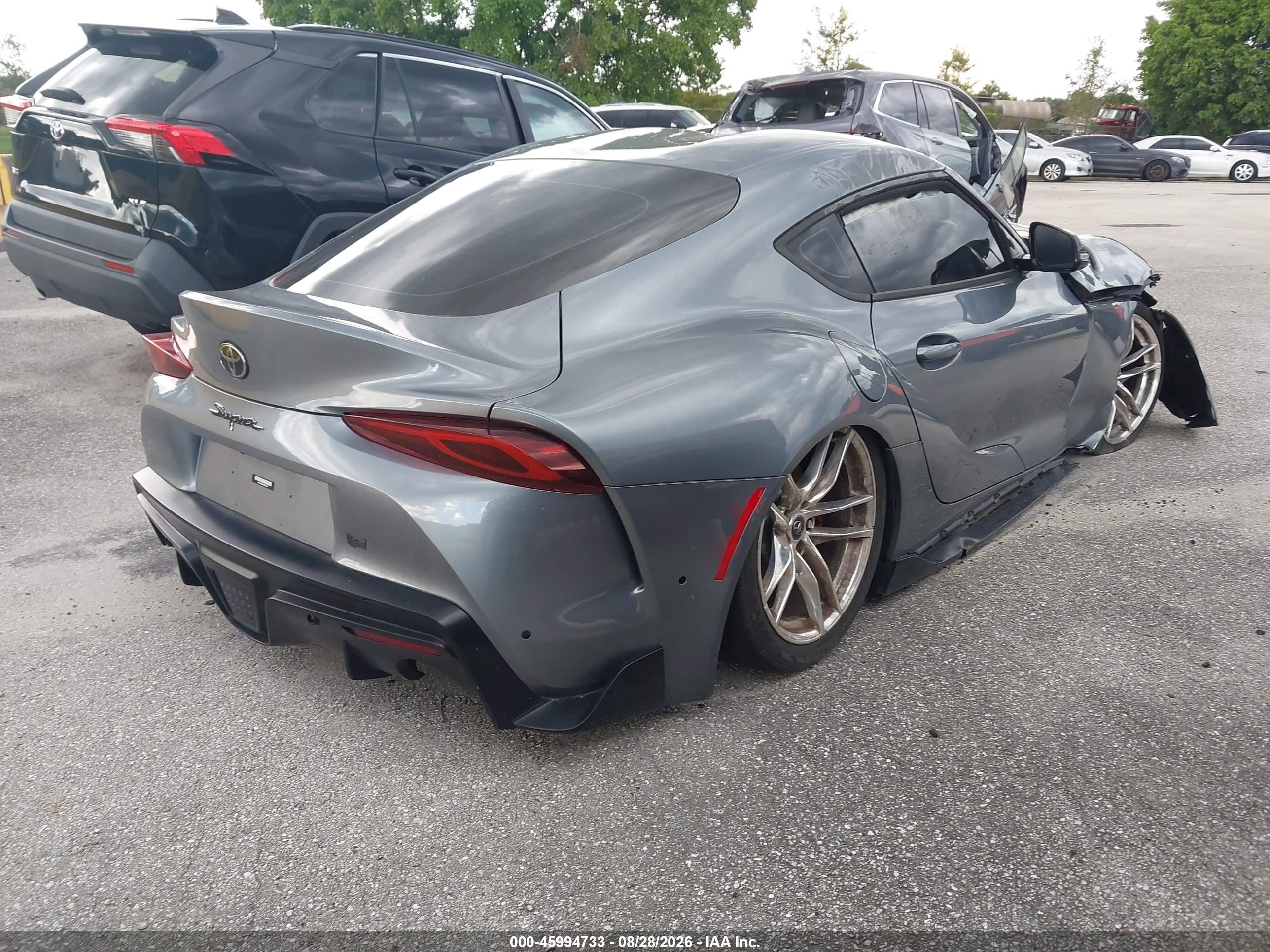 2022 Toyota Gr Supra 3.0 Premium Gray vin: WZ1DB0C09NW052434