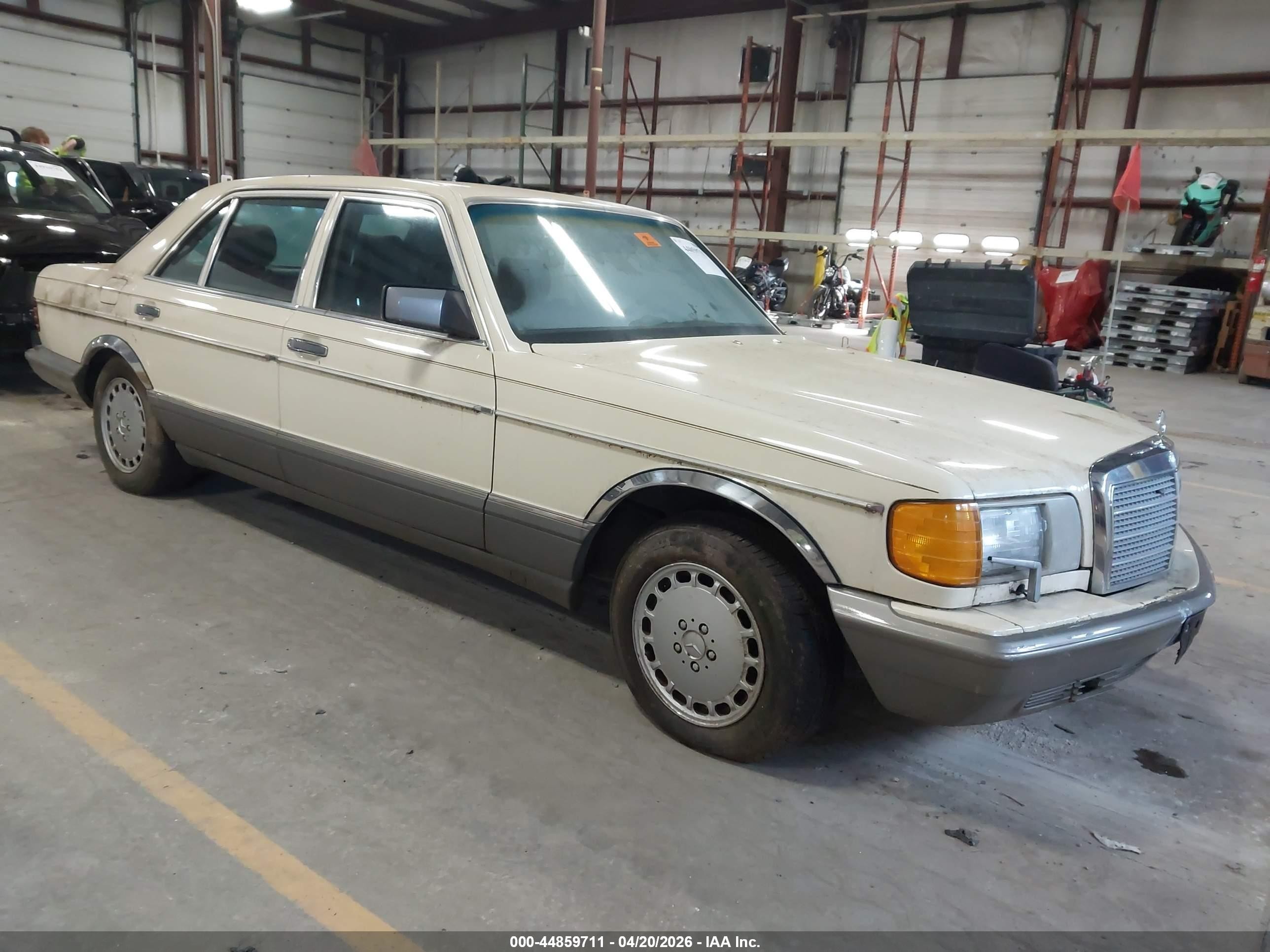 1986 Mercedes-benz 560 Sel Cream vin: WdbCA39D4GA201534