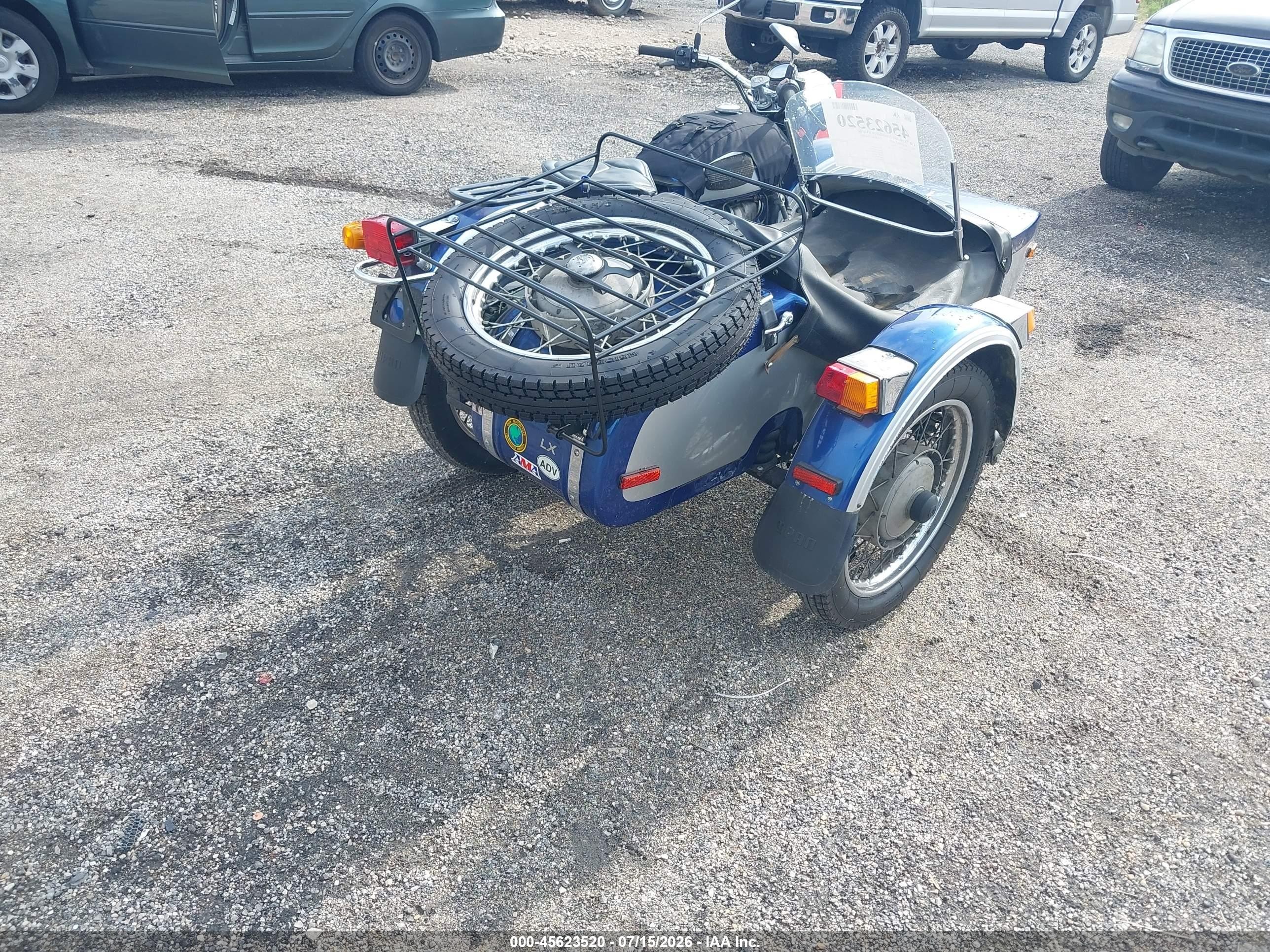 2007 Irbitski Mototsicletny Za Tourist, Patrol, & Gear Up   Синий vin: X8JMH037X7U217229