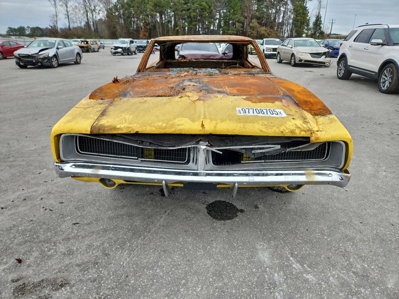 1969 Dodge Charger Желтый vin: XP29H9B224249