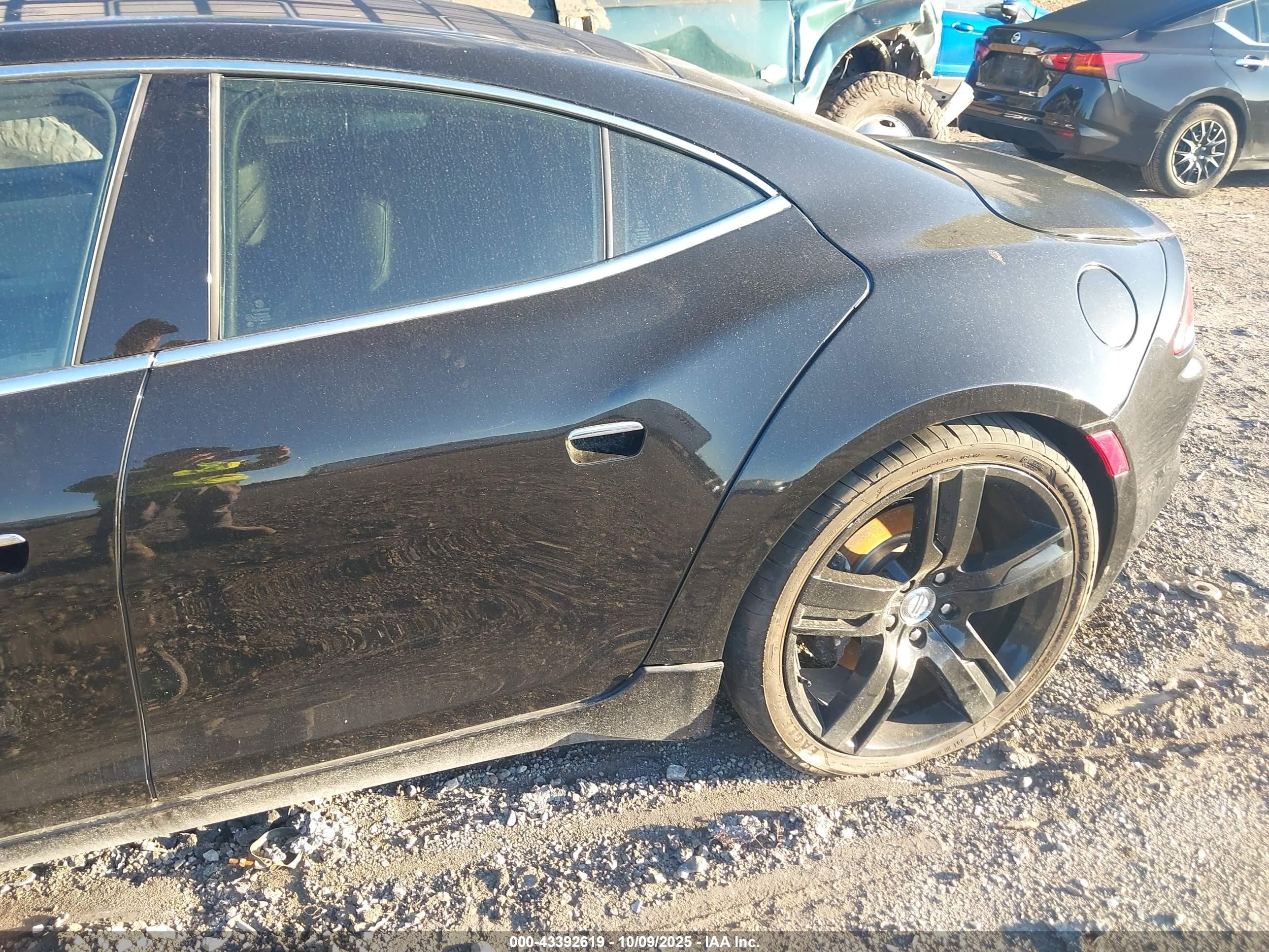 2012 Fisker Karma Ecosport Black vin: YH4K14AA2CA001739