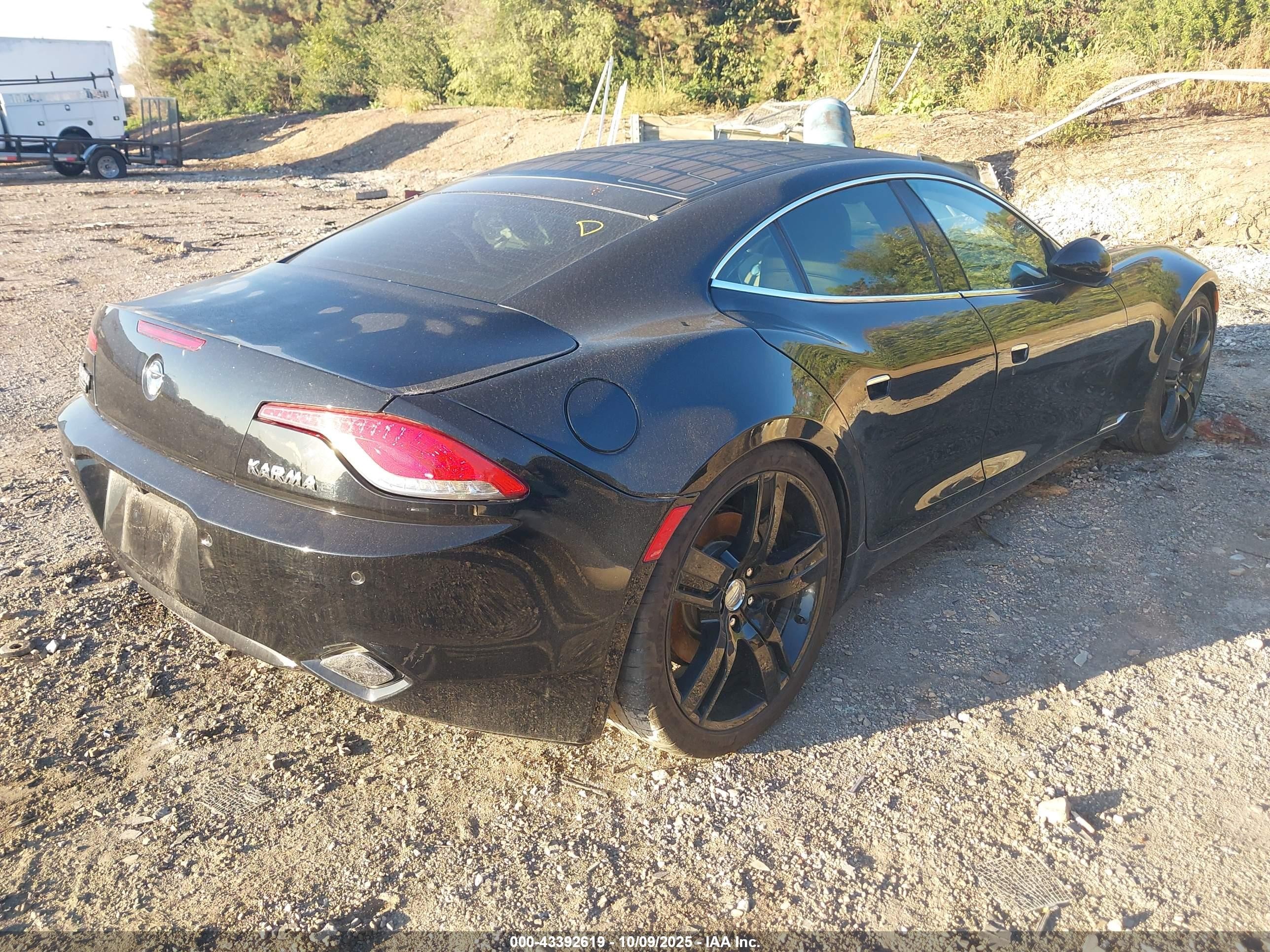 2012 Fisker Karma Ecosport Black vin: YH4K14AA2CA001739