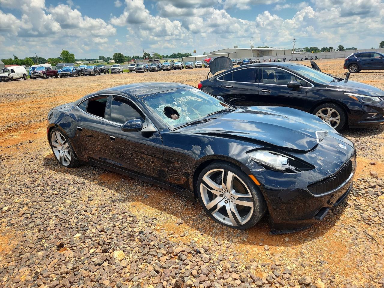 2012 Fisker Karma Sport Черный vin: YH4K14AA7CA001008