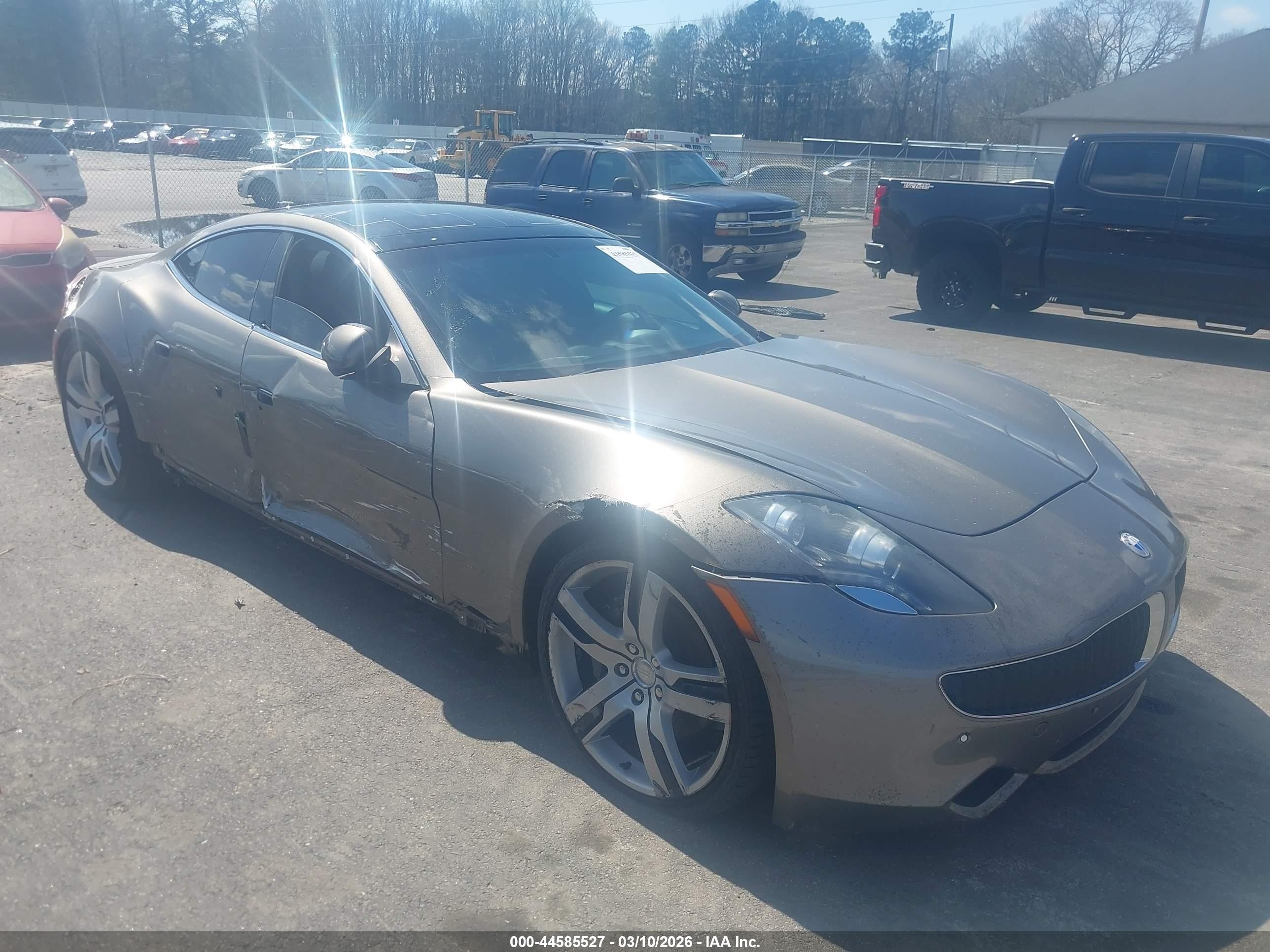2012 Fisker Karma Ecosport Золотой vin: YH4K14AA8CA001583